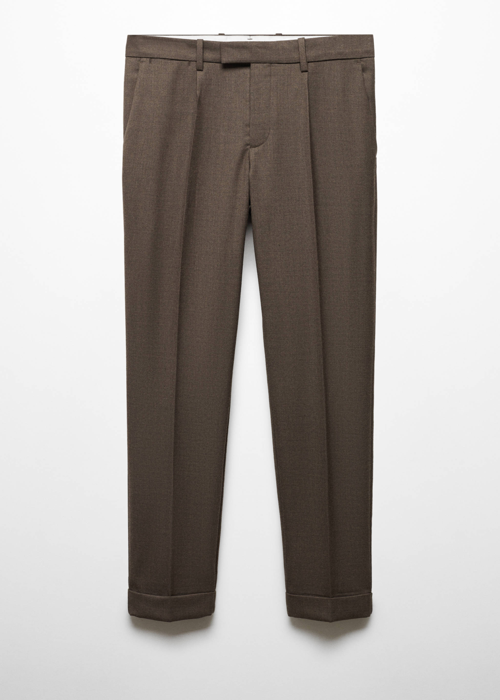 Pleat detail wool trousers - Article without model