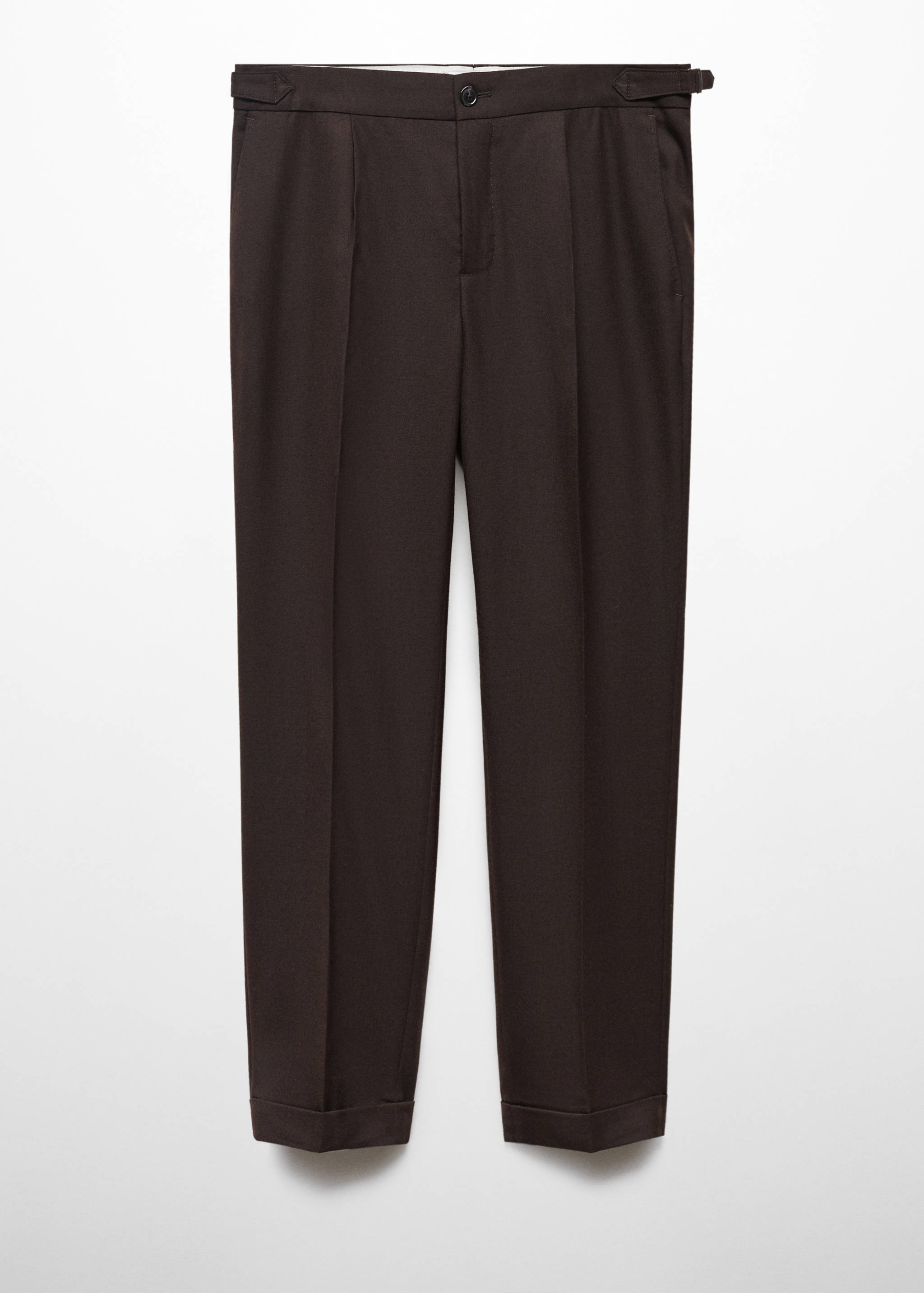 Pantalon laine pinces pattes de serrage - Article sans modèle