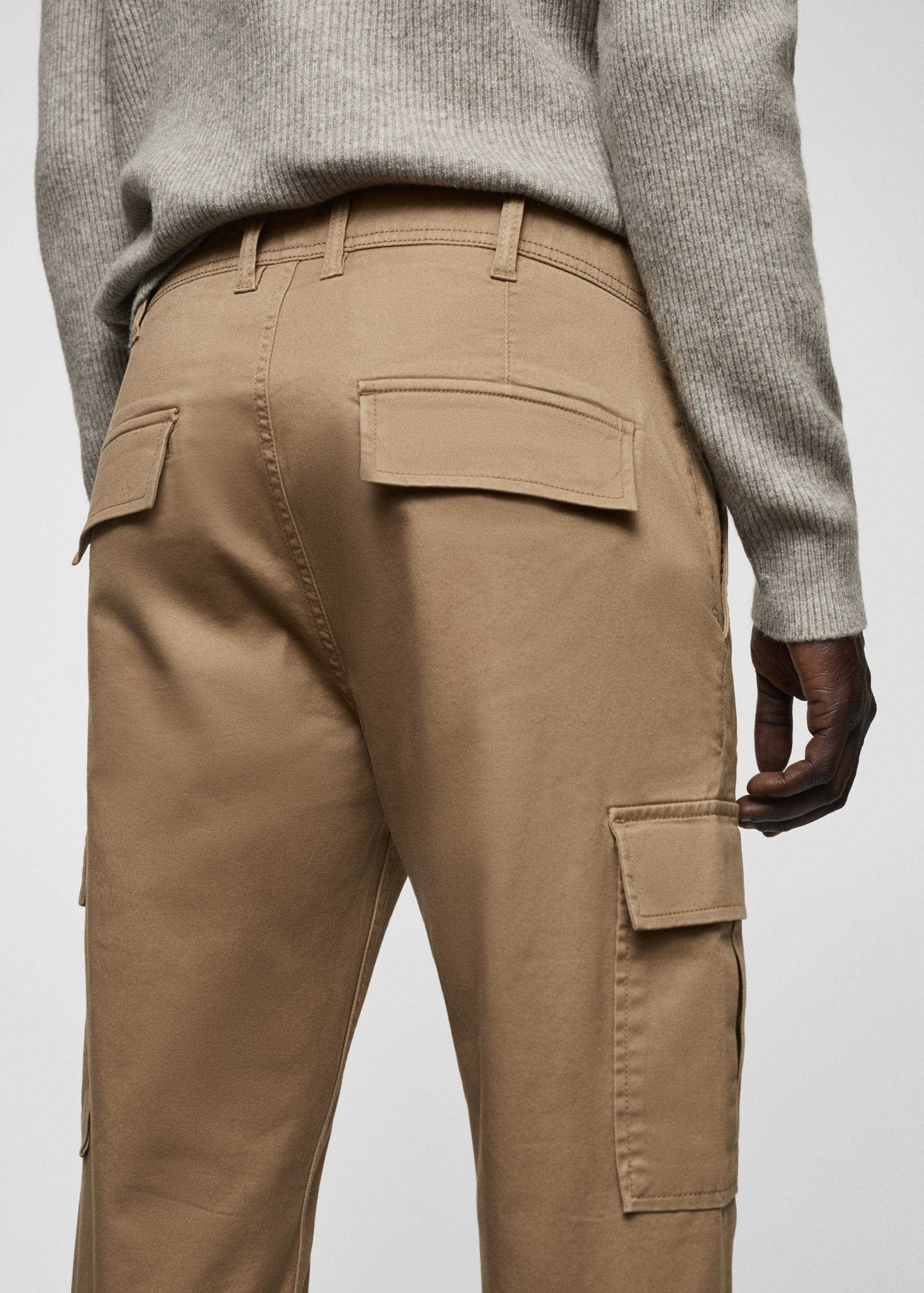 Pantalón cargo algodón slim fit - Detalle del artículo 4