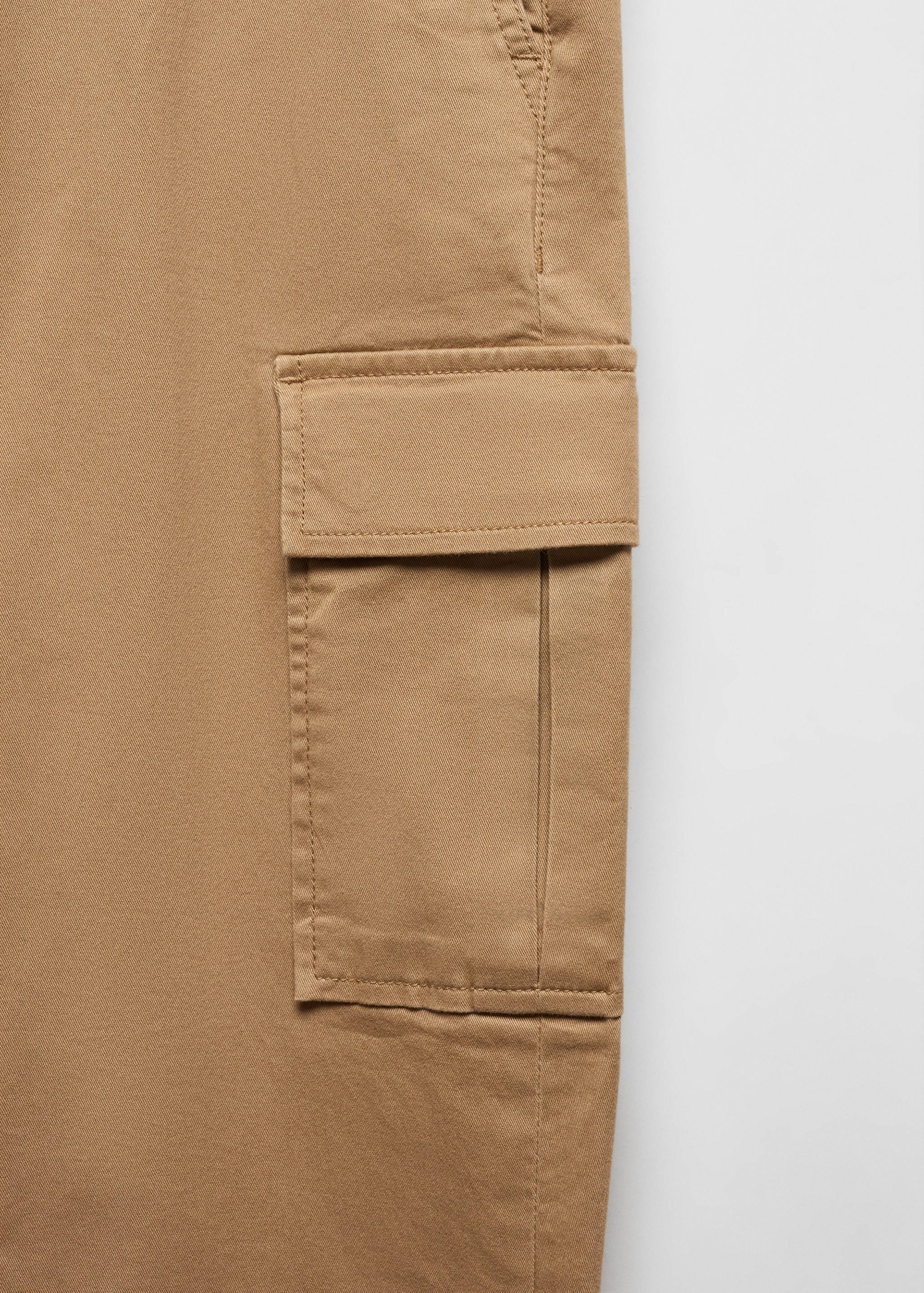 Pantalón cargo algodón slim fit - Detalle del artículo 8