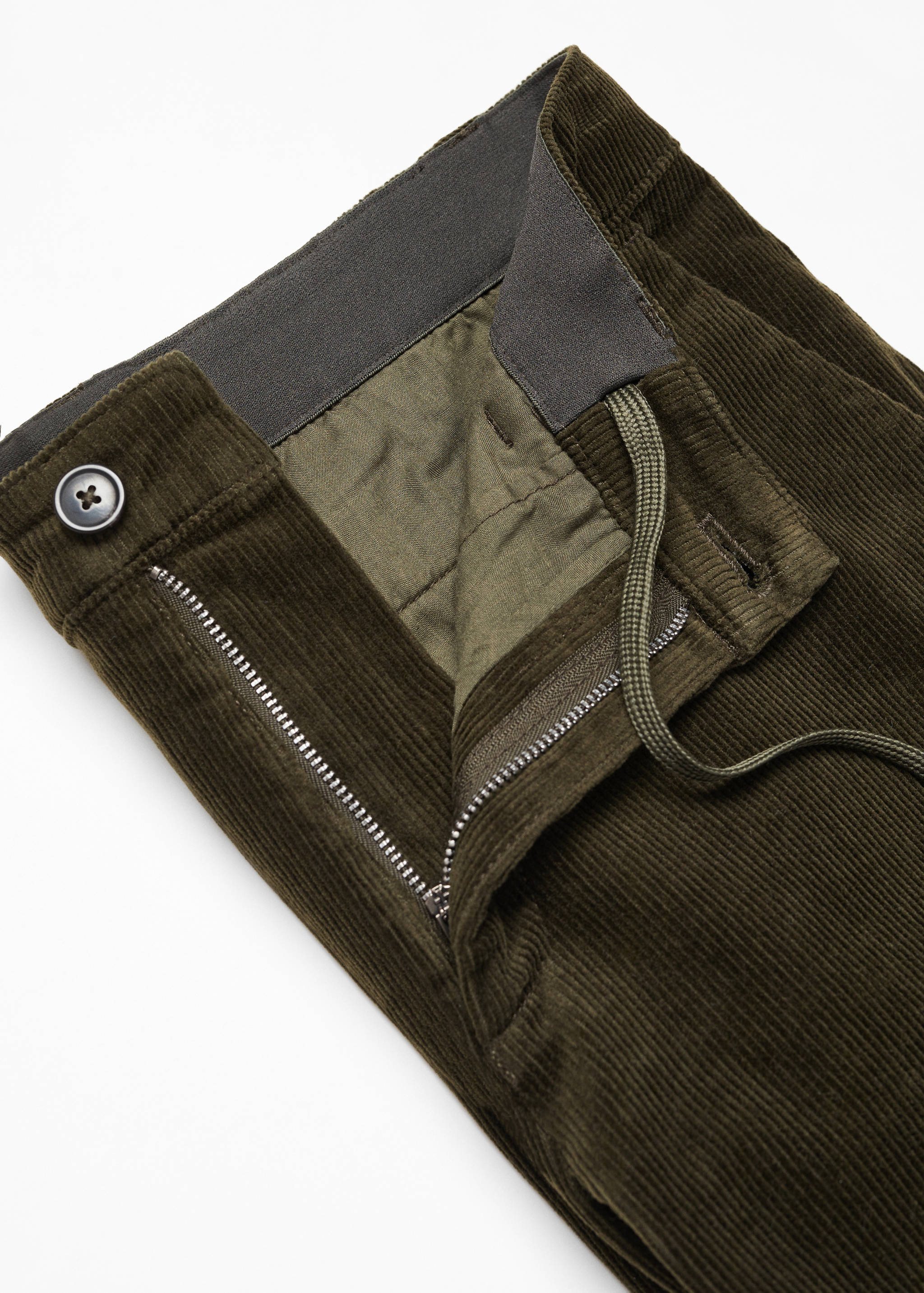 Pantalón pana slim fit cordón - Detalle del artículo 8
