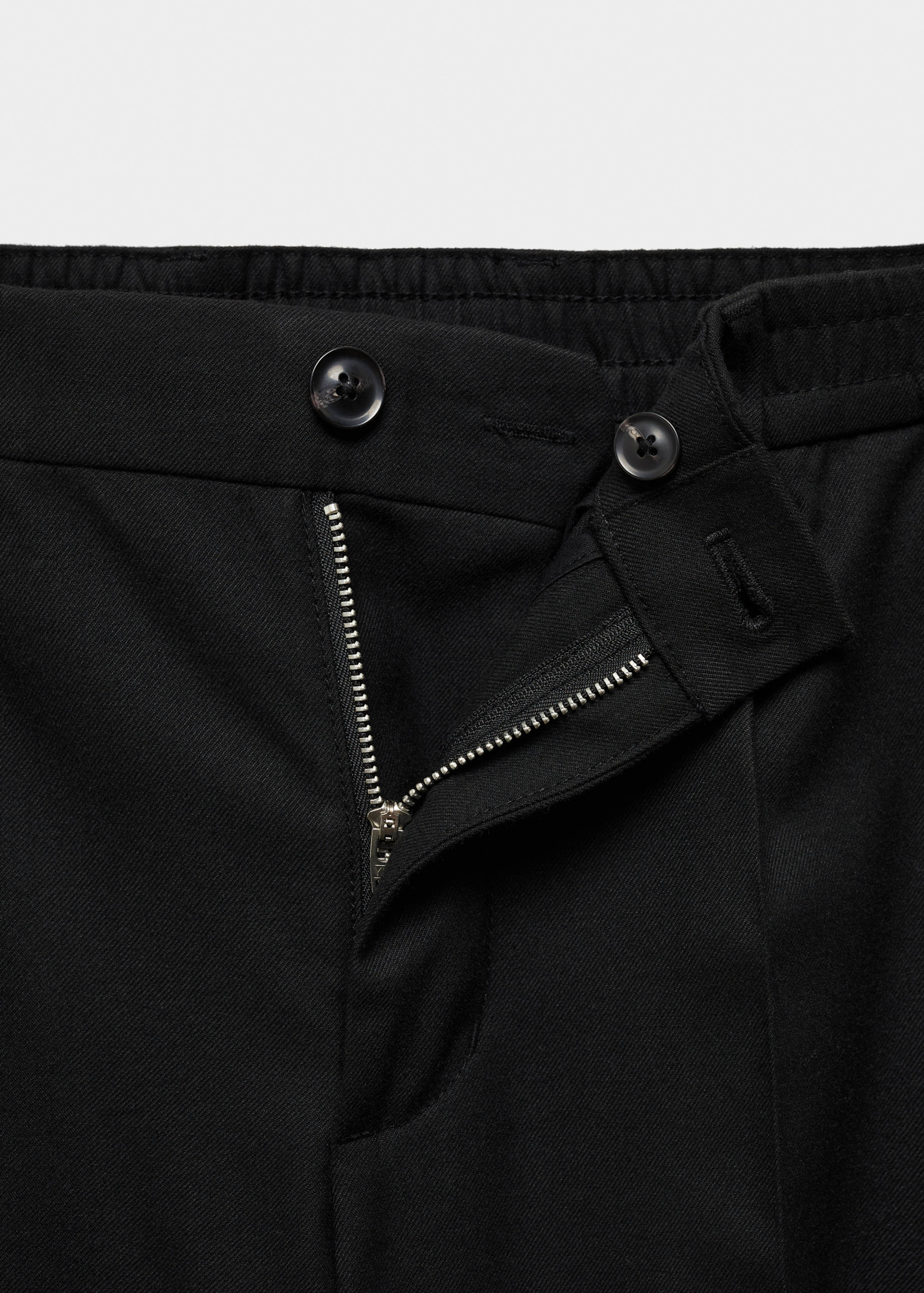 Pantalon coton slim-fit pinces - Détail de l'article 8
