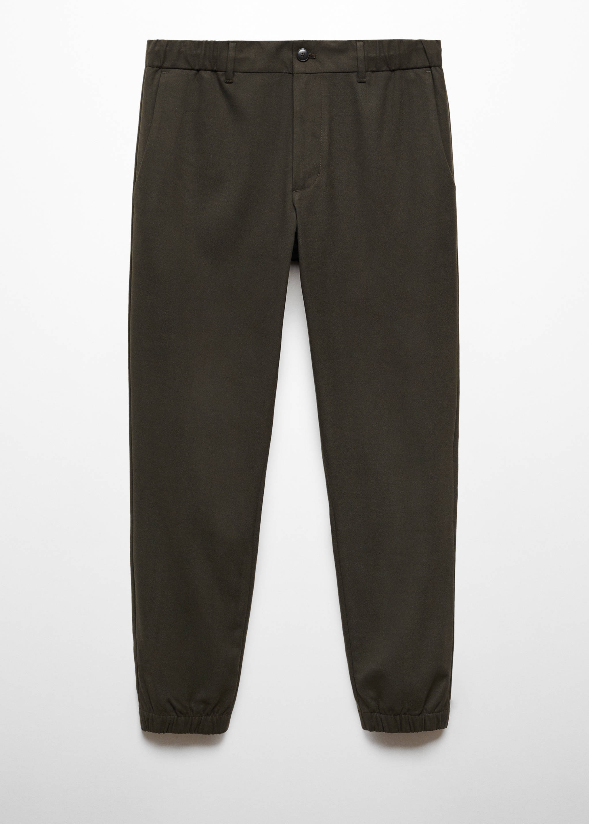 Slim-fit jogger trousers with drawstring - Article without model