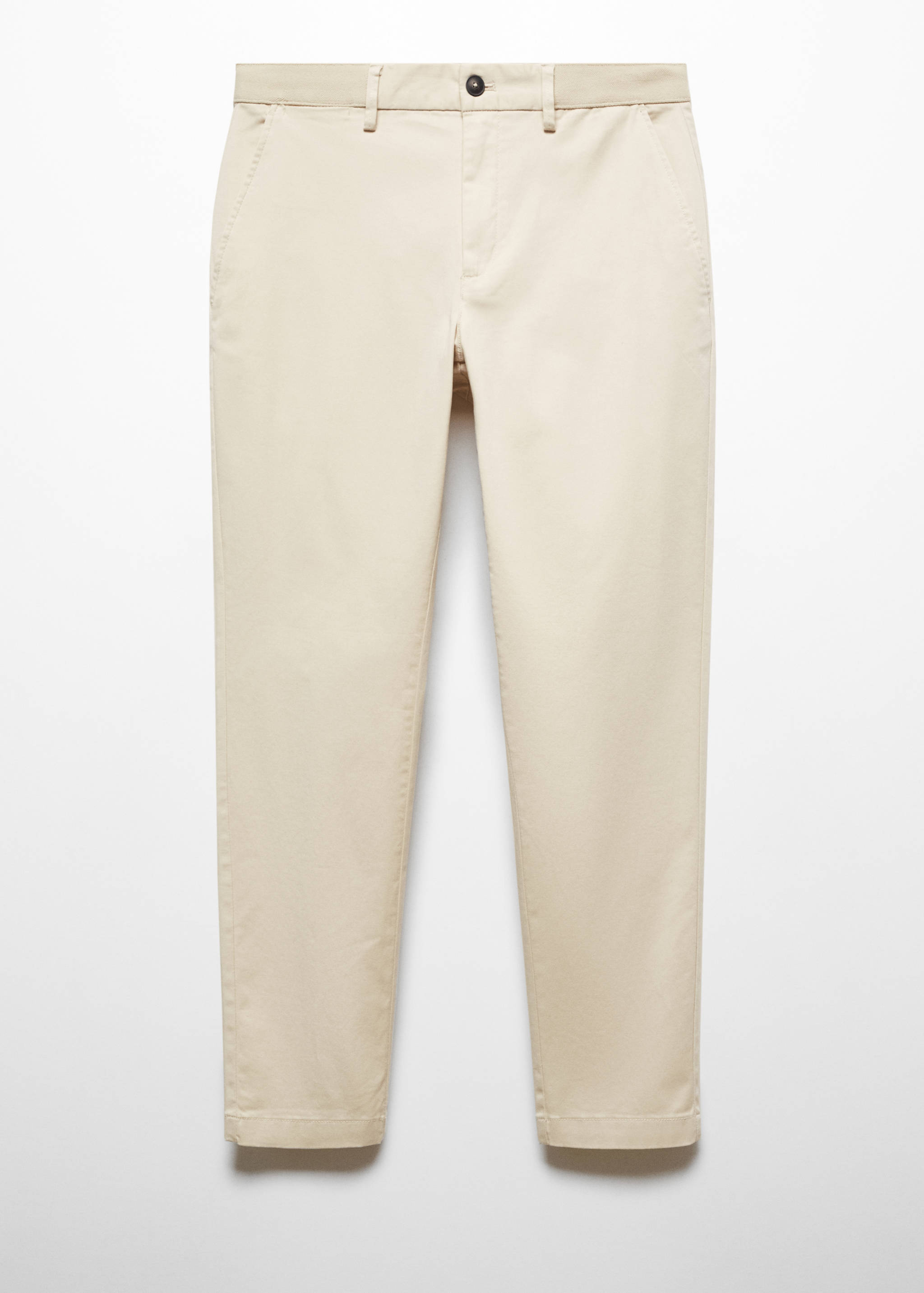 Cotton tapered crop trousers - Article without model