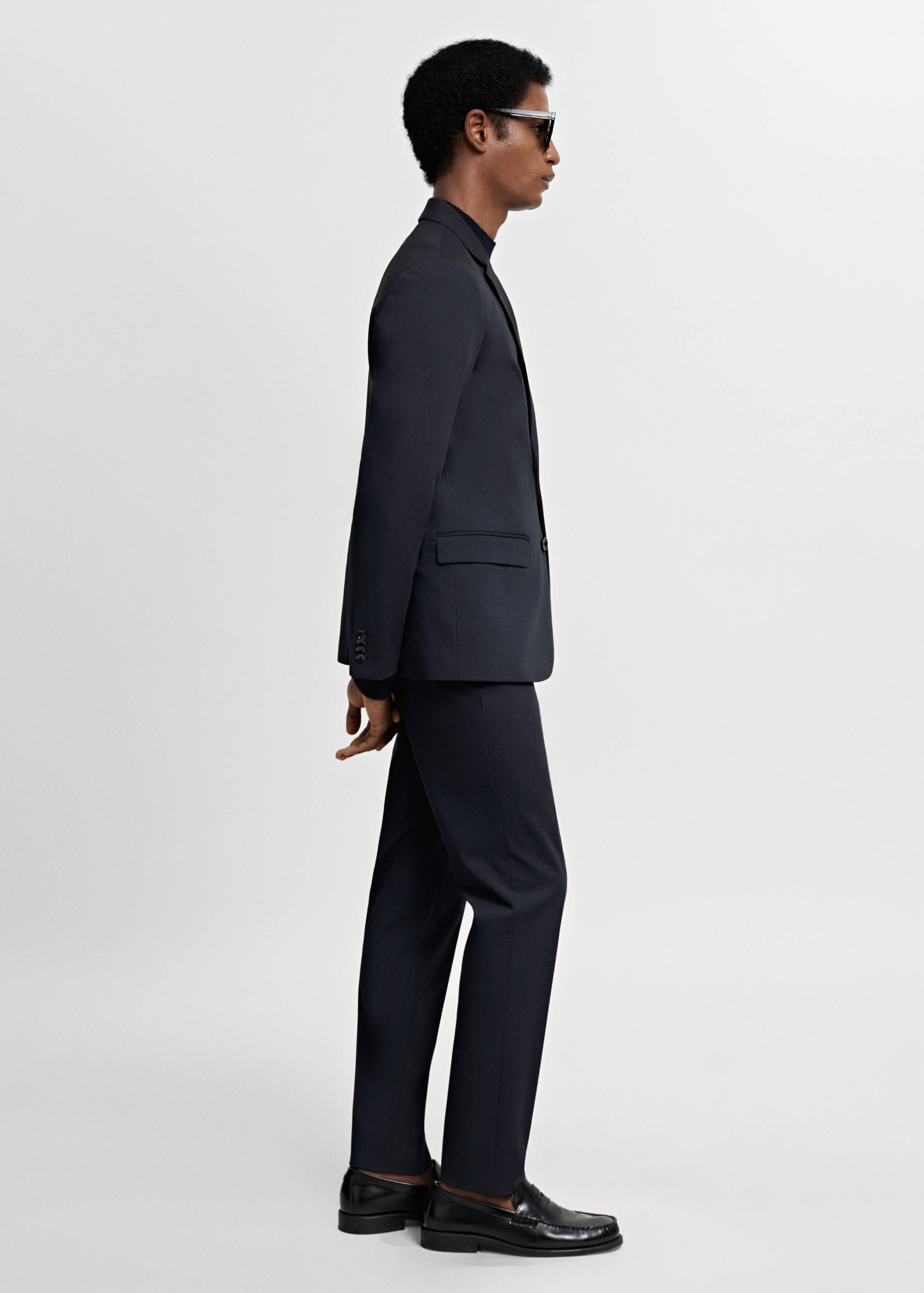 Super slim fit suit trousers - Details of the article 2
