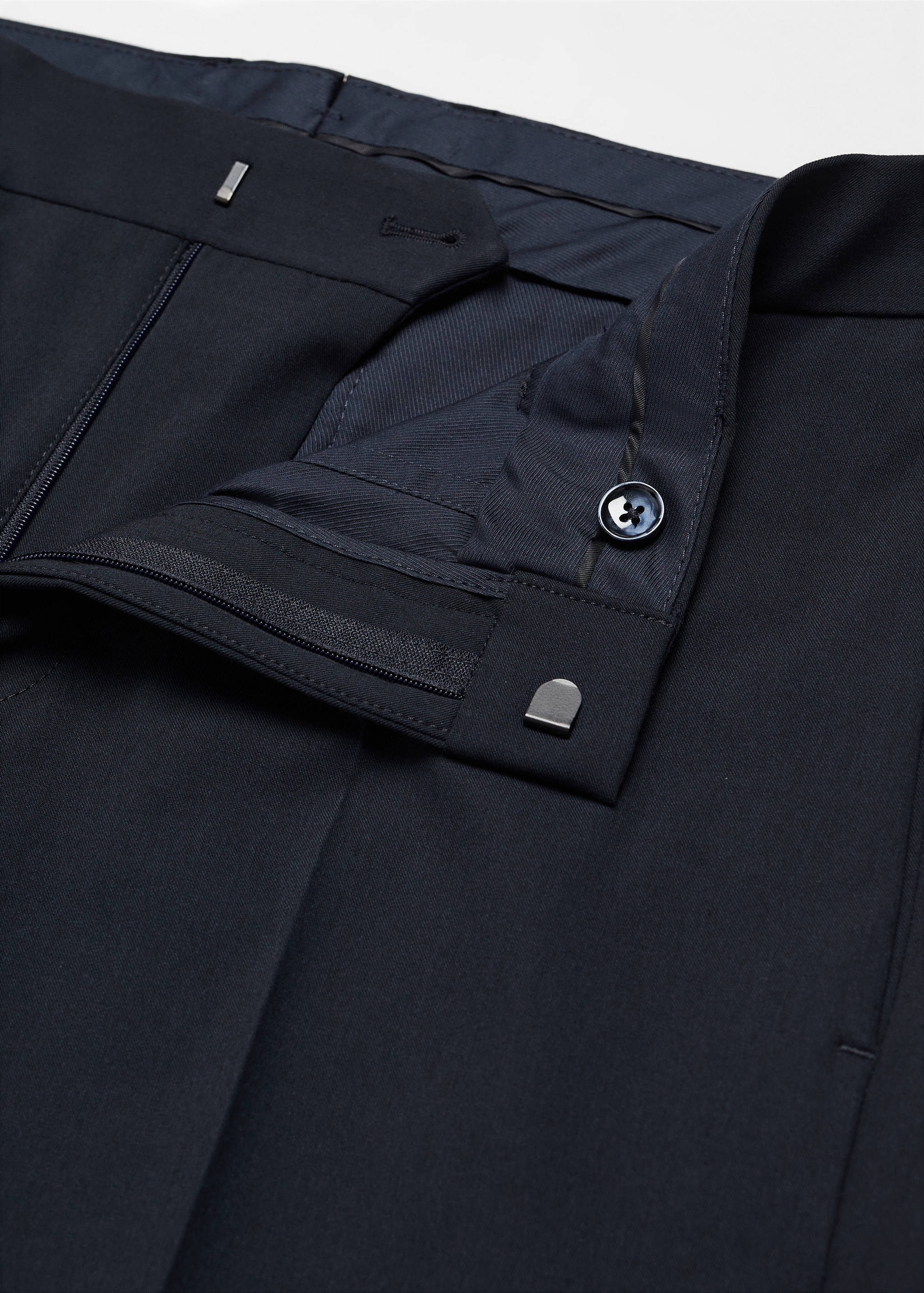 Super slim fit suit trousers - Details of the article 8