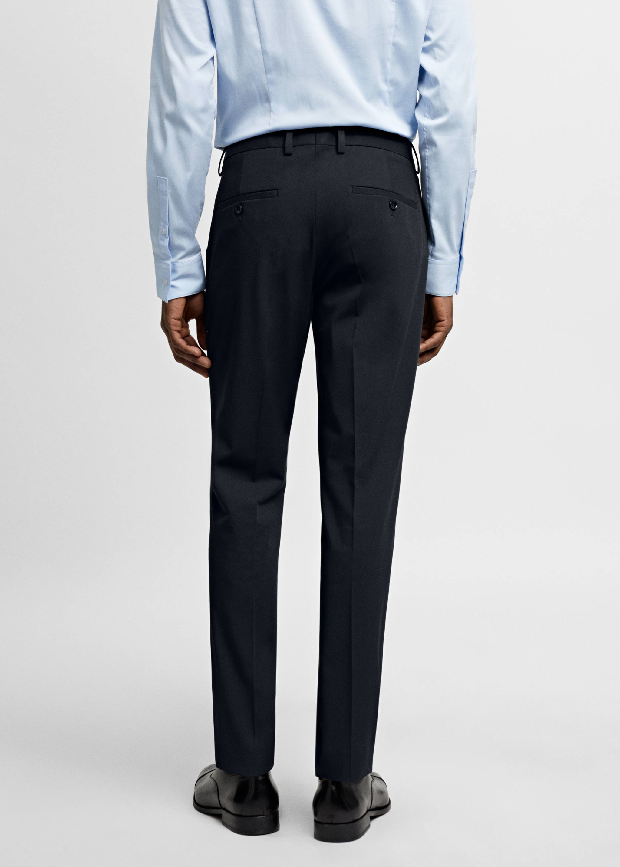 Super slim fit suit trousers - Reverse of the article