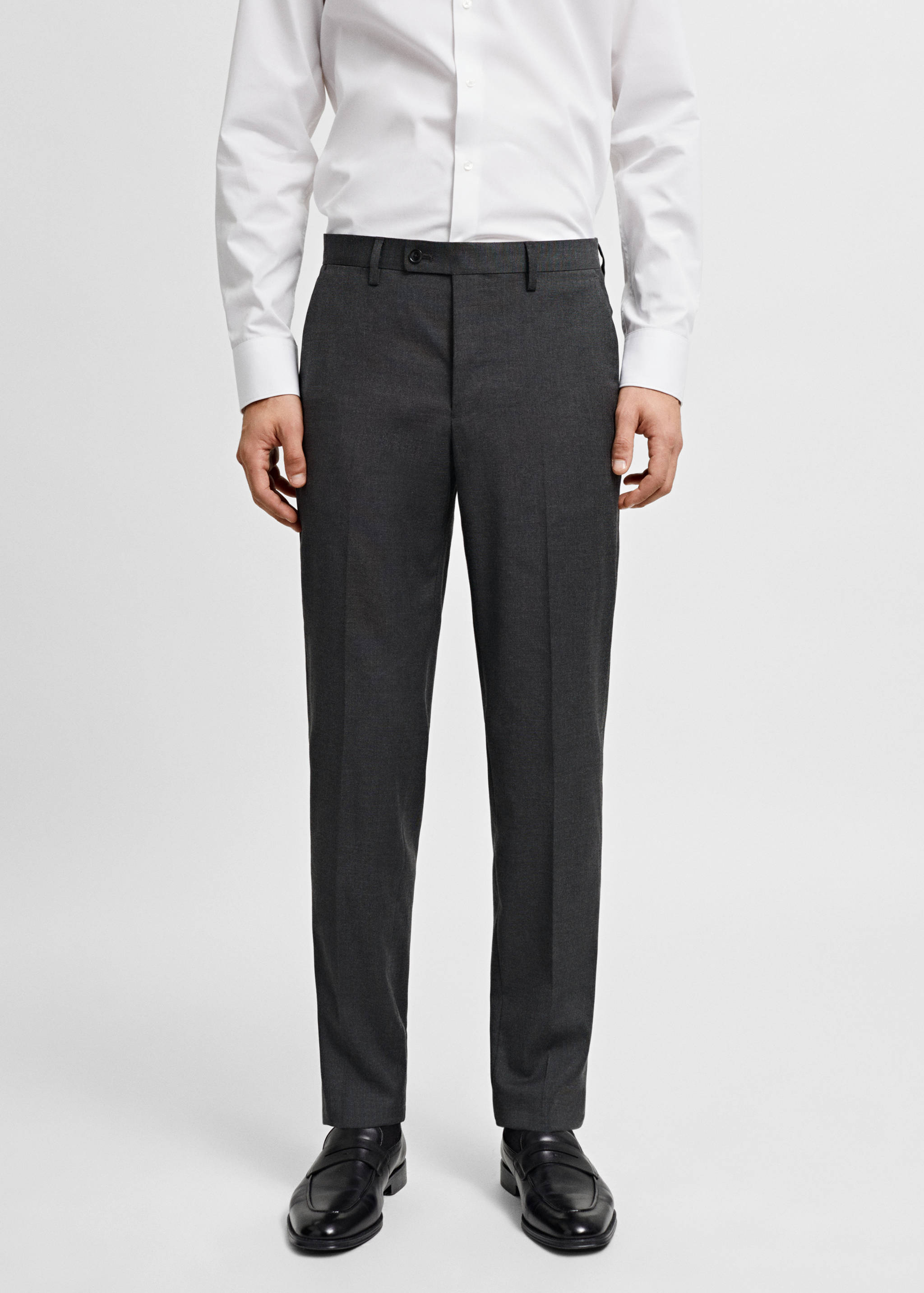 Pantalon de costume slim fit - Plan moyen