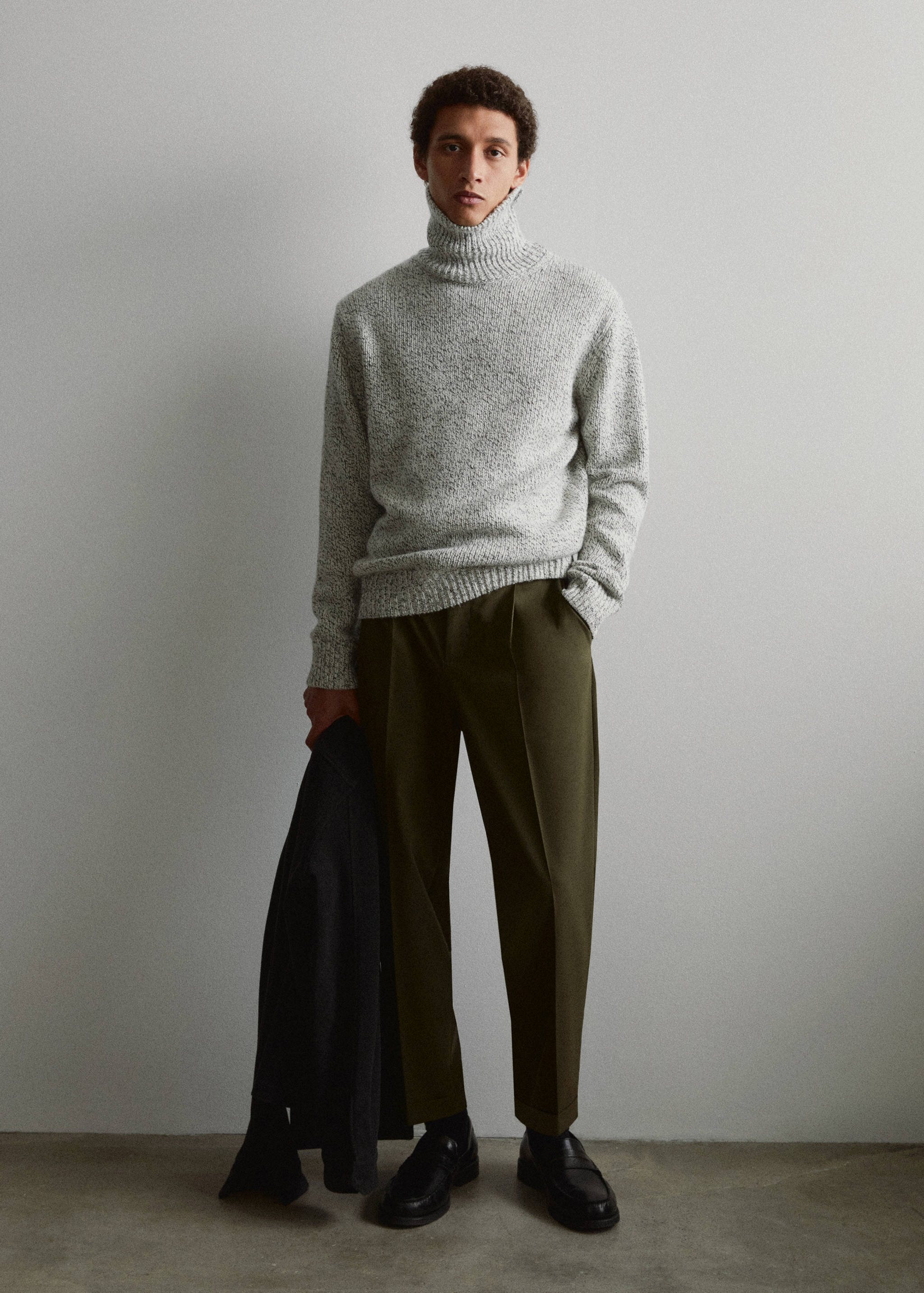 Slim-fit suit trousers - Details of the article 3