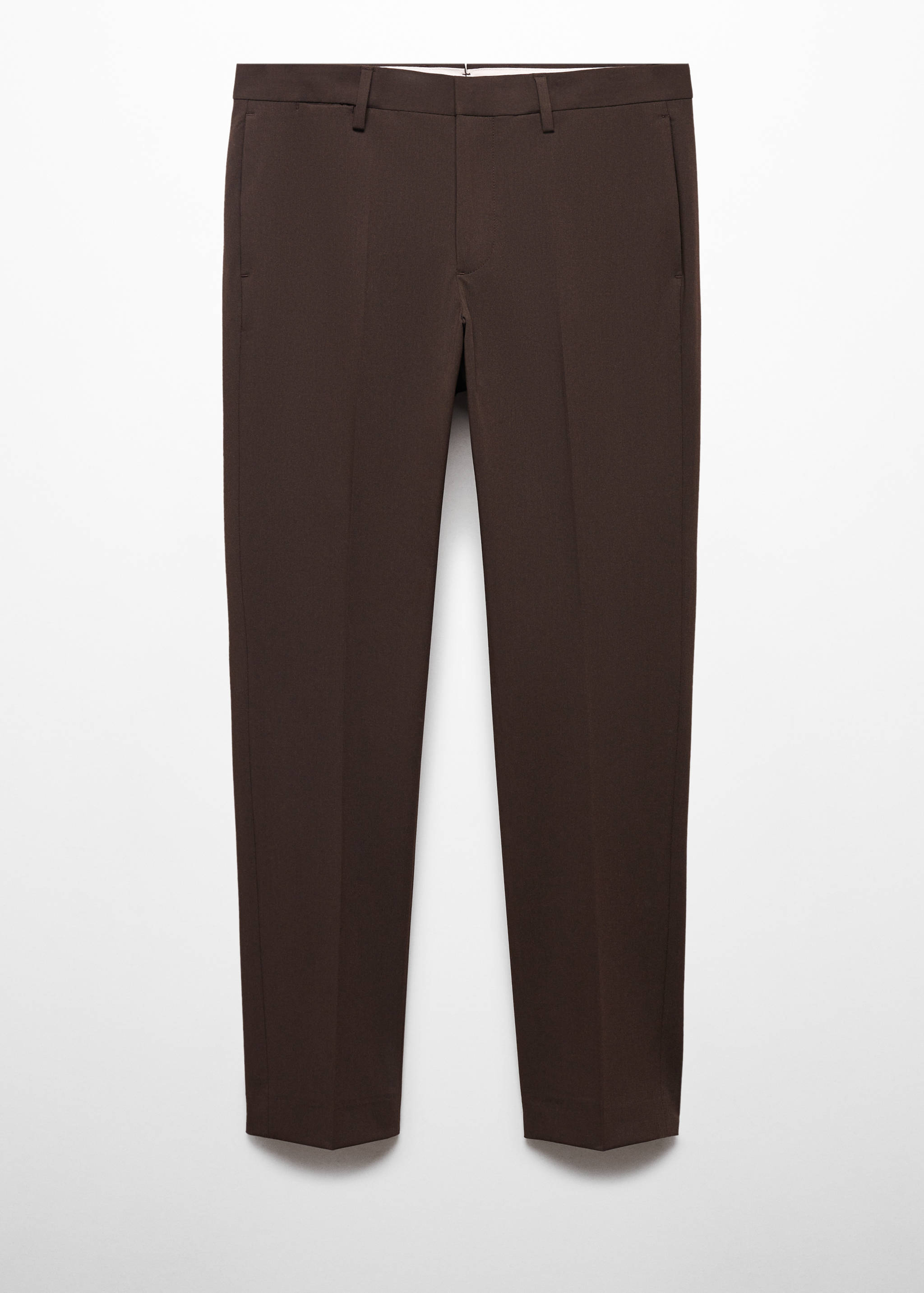 Stretch fabric super slim-fit suit trousers - Article without model