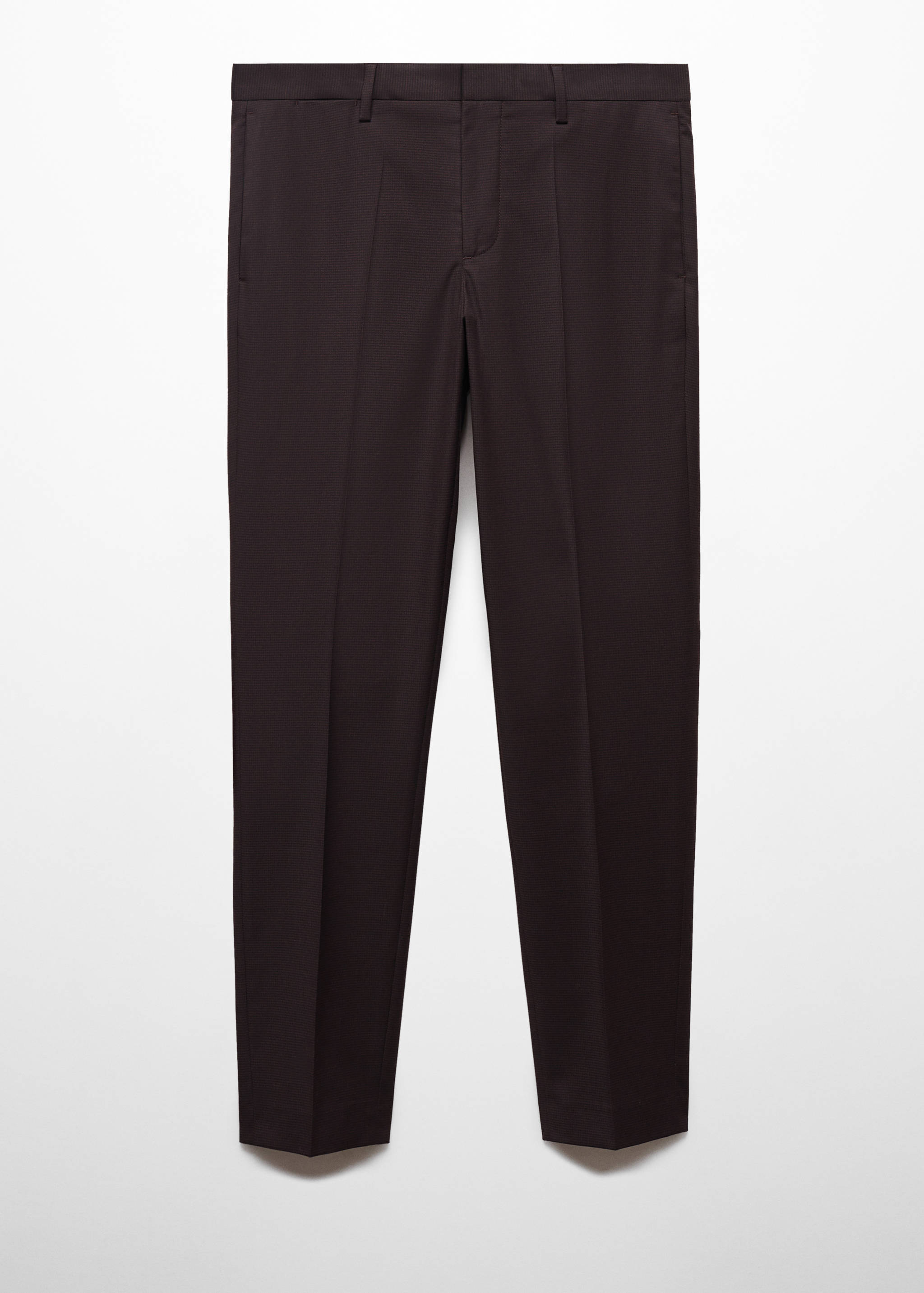 Stretch fabric super slim-fit suit trousers - Article without model