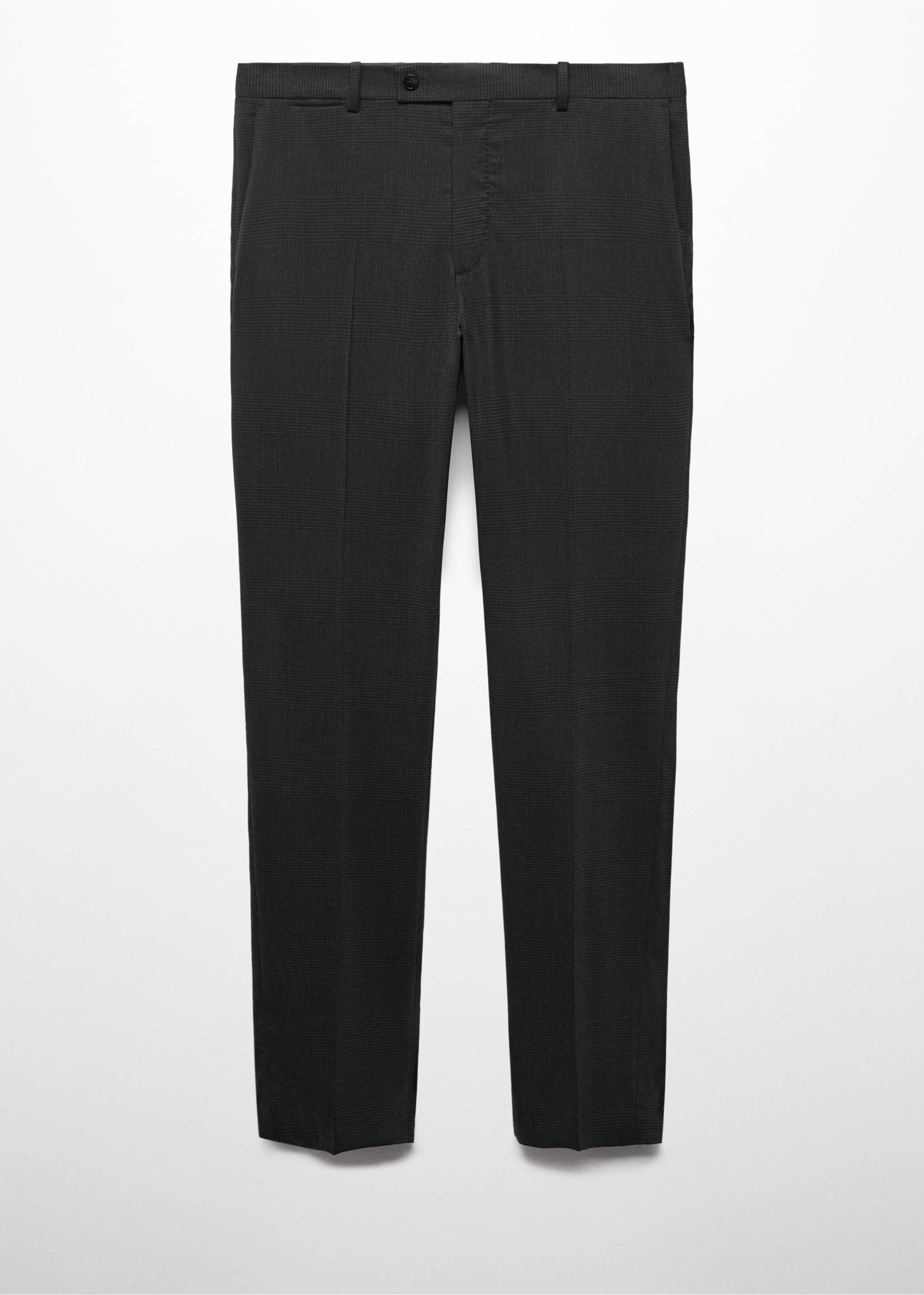 Slim fit cool wool suit trousers - Article without model, Grey. Ref: 67000656-00.