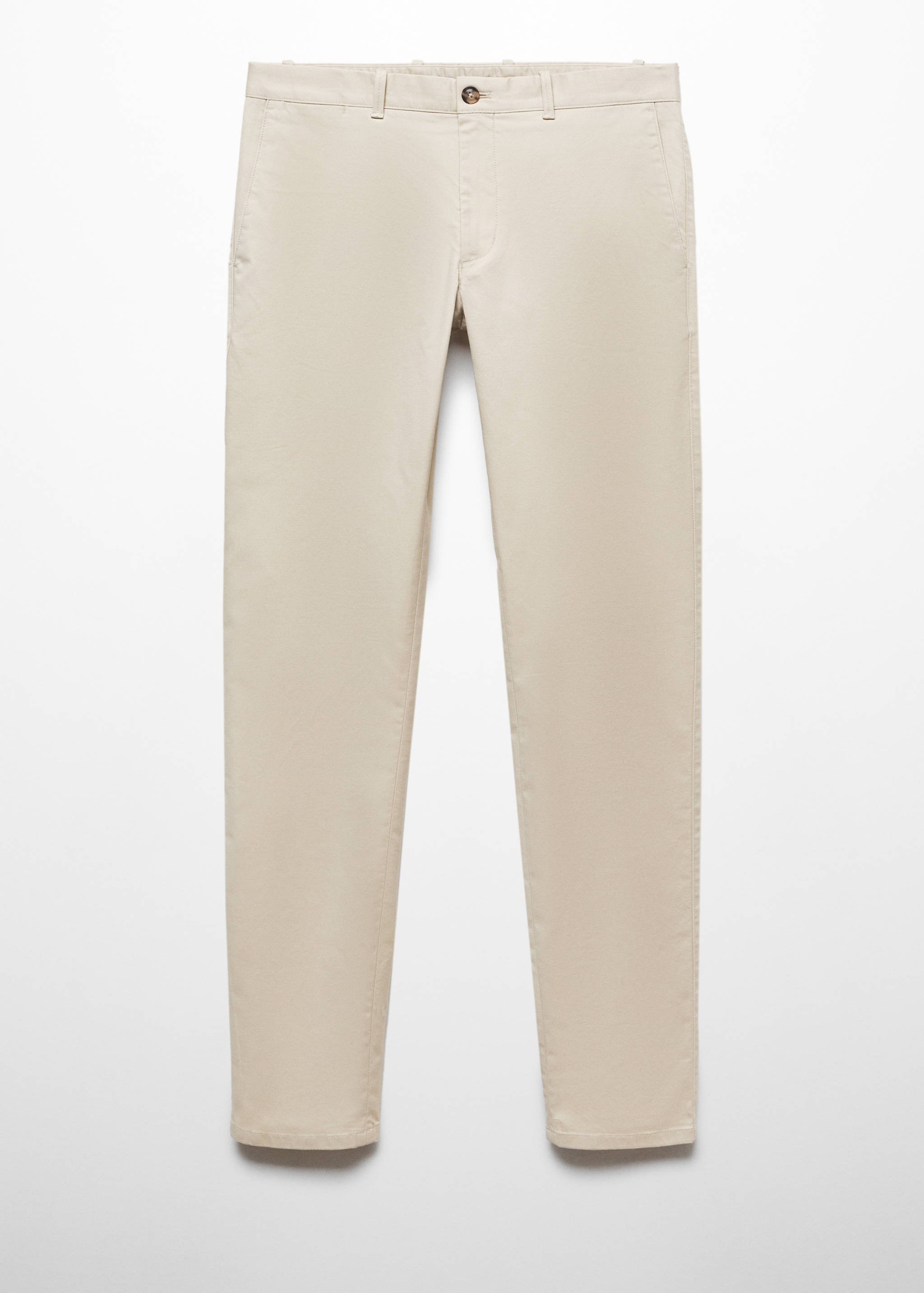 Slim fit serge chino trousers - Article without model