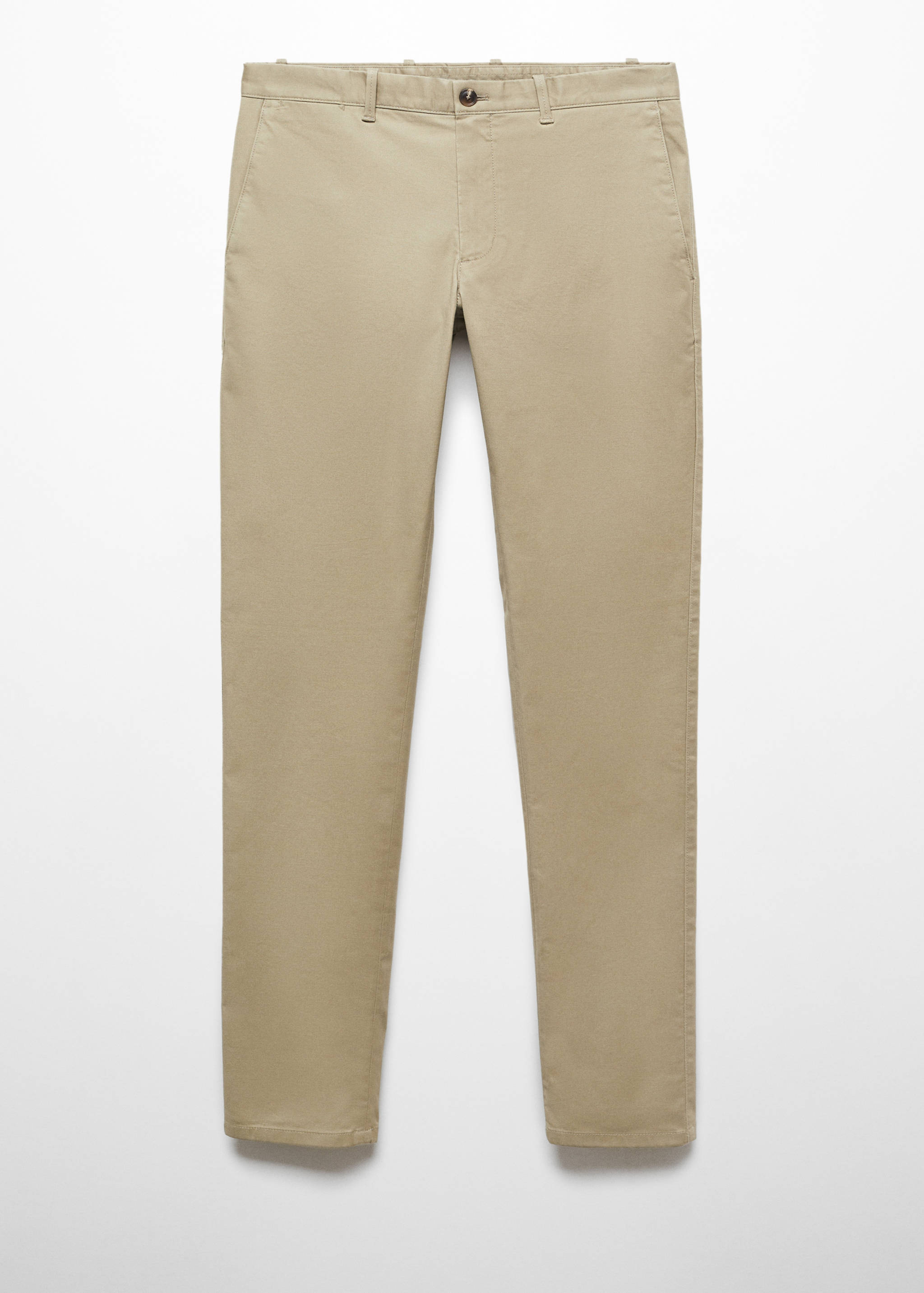 Slim fit serge chino trousers - Article without model