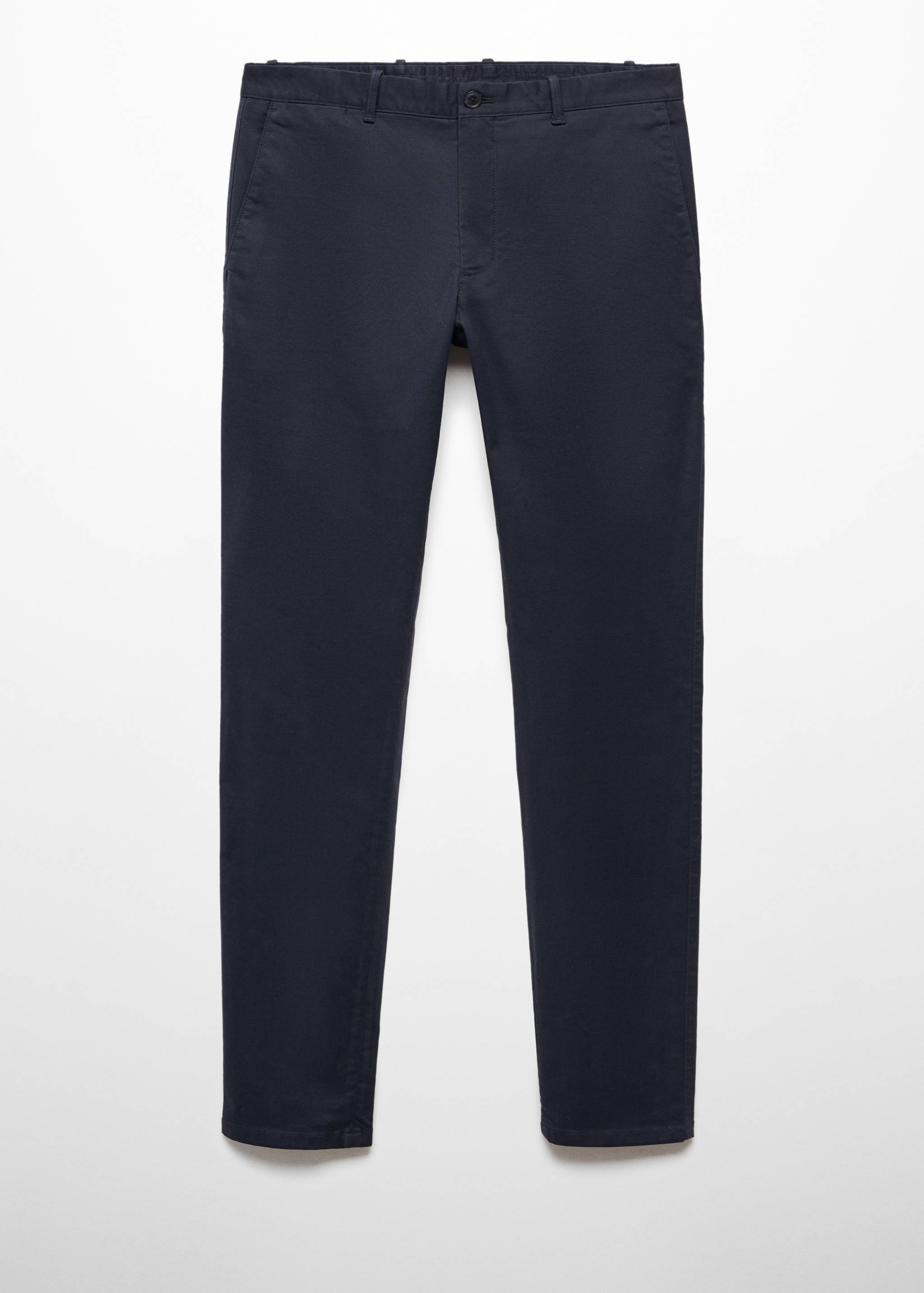 Slim fit serge chino trousers - Article without model
