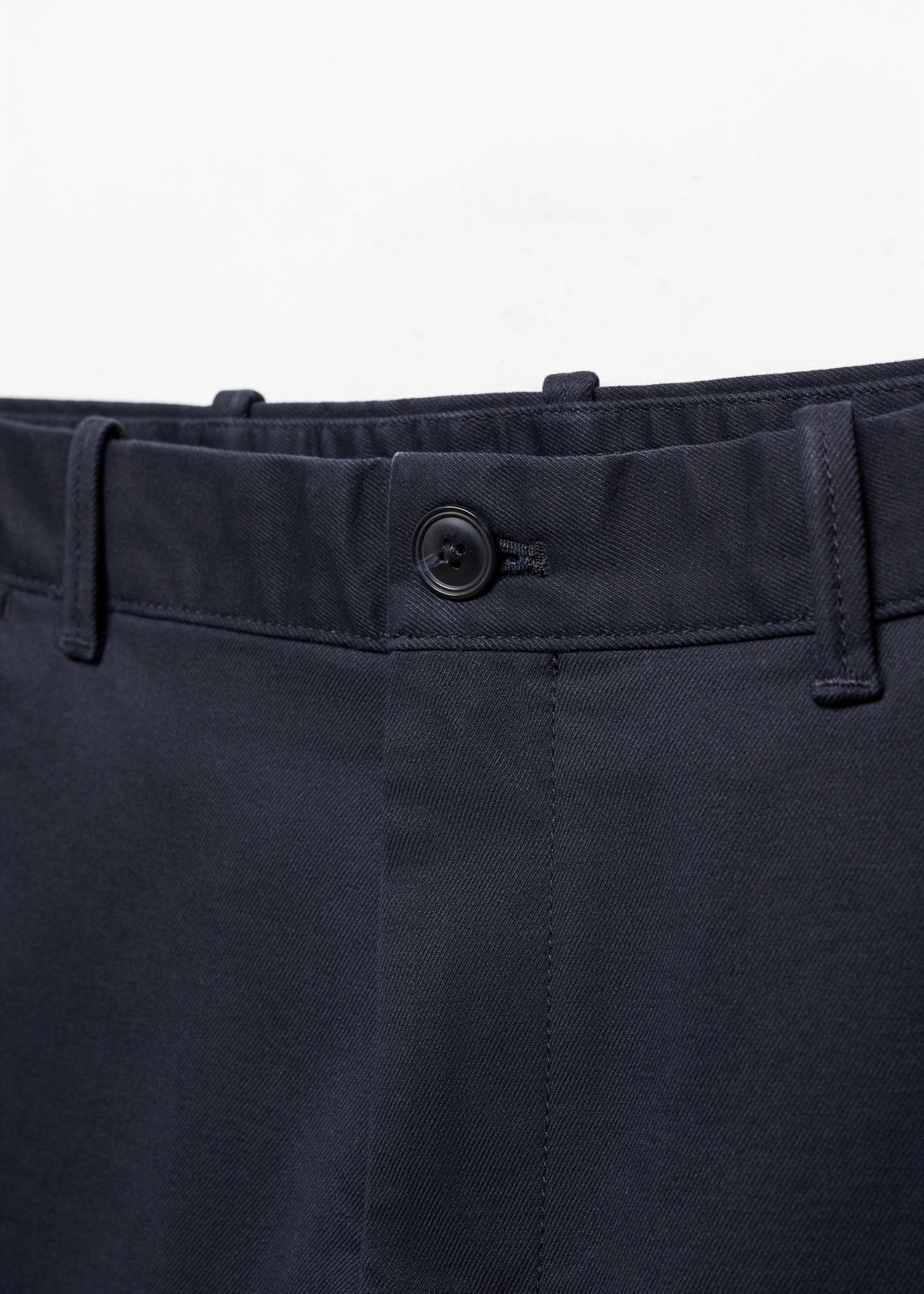 Slim fit serge chino trousers - Details of the article 8