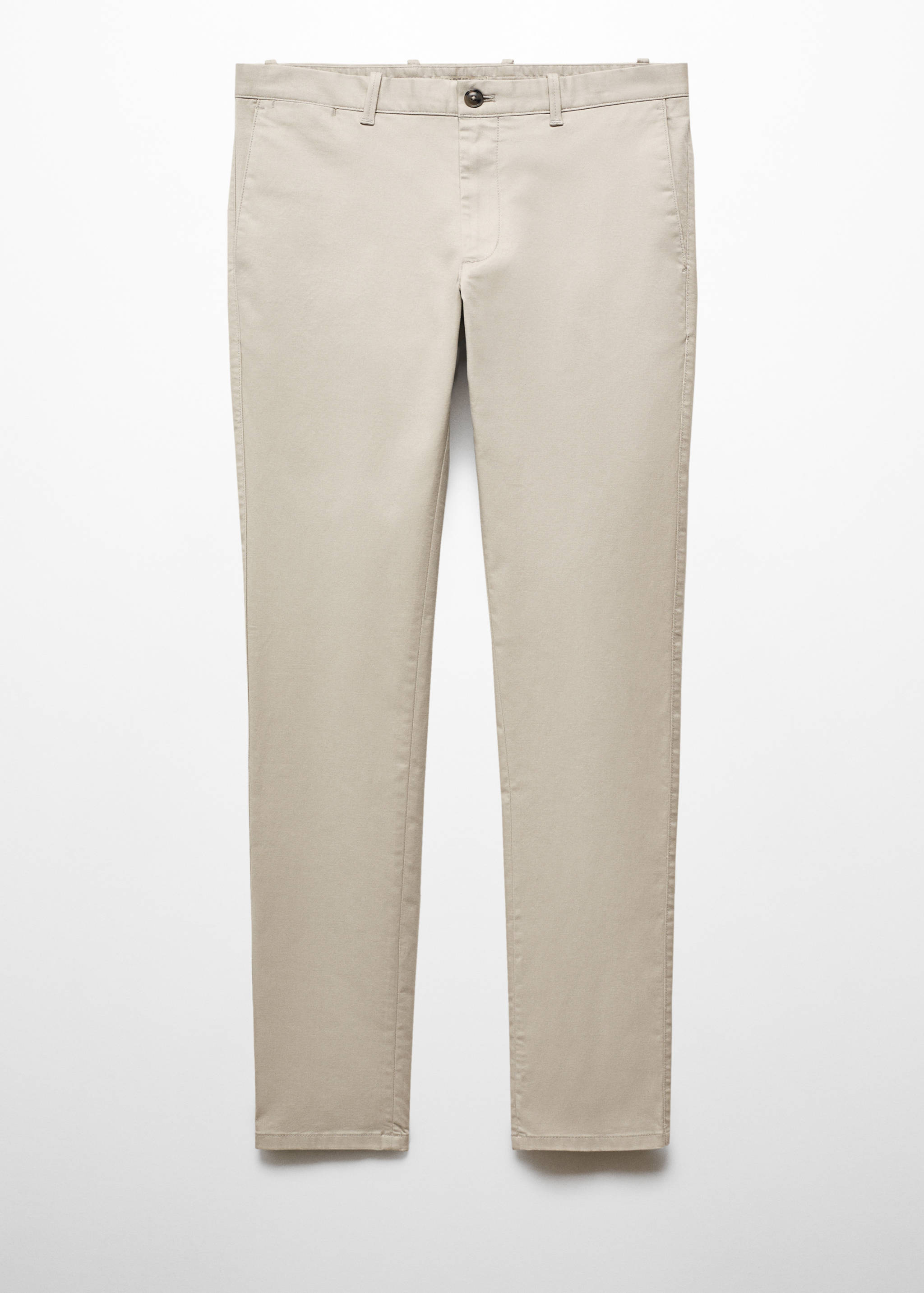 Slim fit serge chino trousers - Article without model