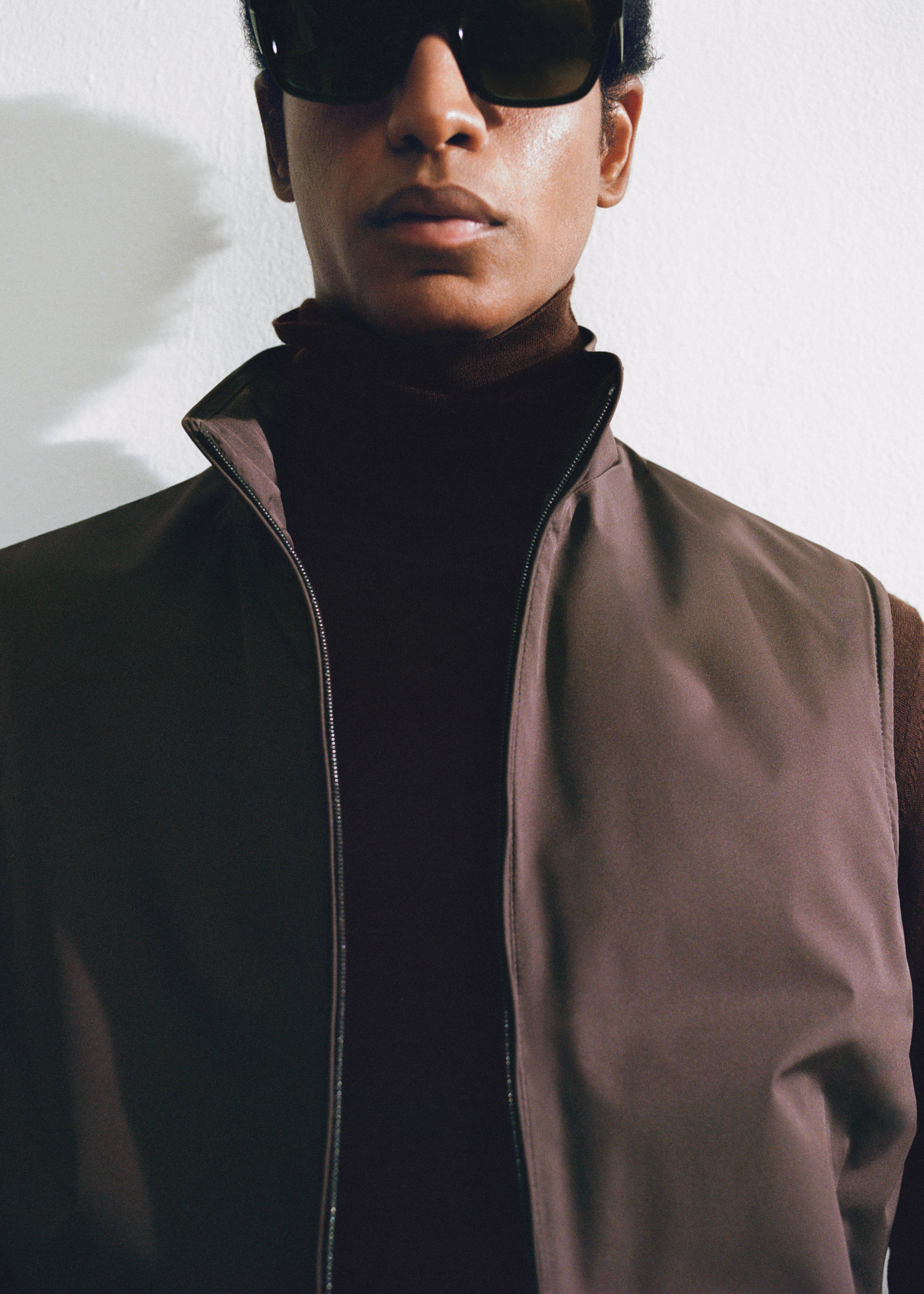 Pull-over 100 % laine mérinos col montant - Détail de l'article 6