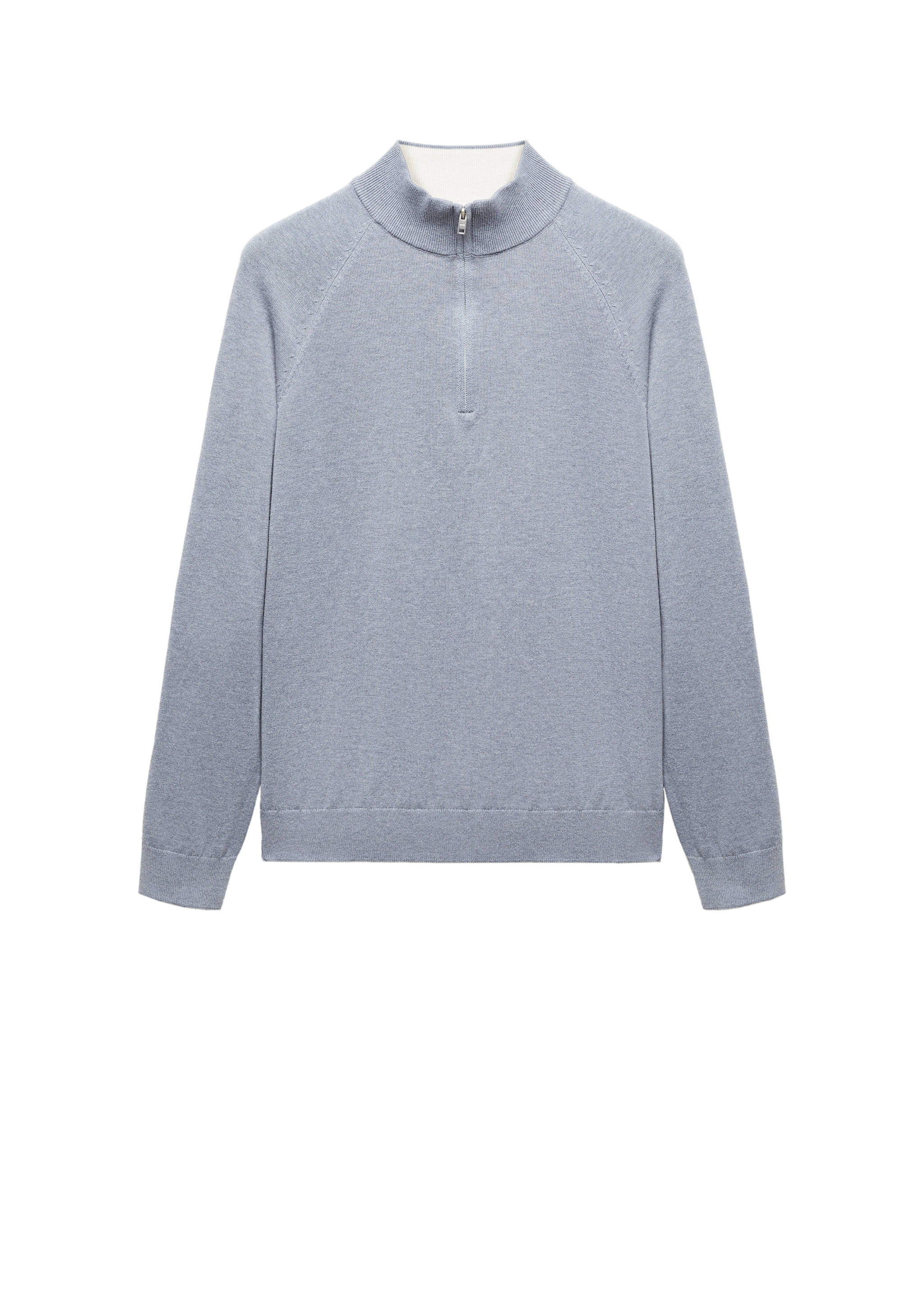 Pull-over coton col zippé - Détail de l'article 9