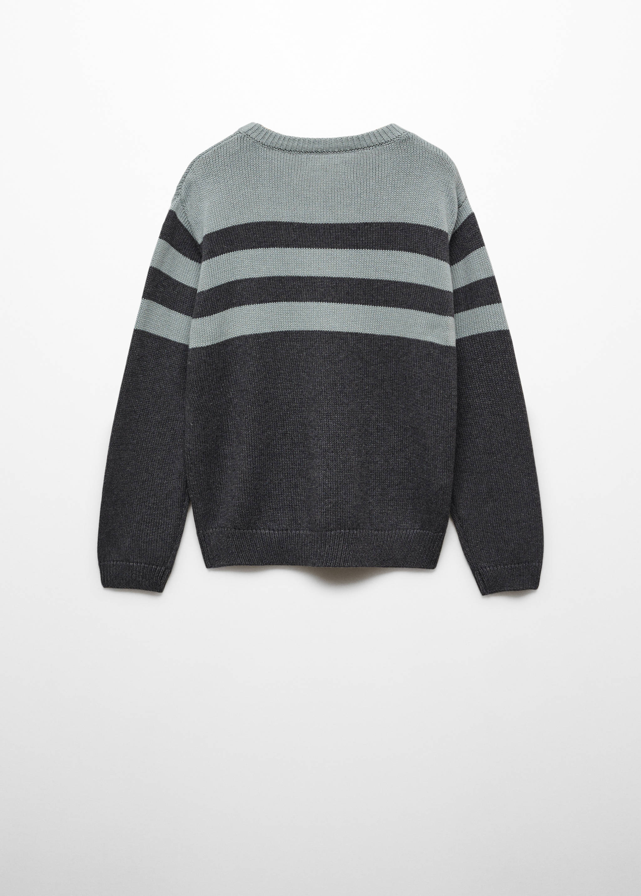 Knit striped sweater - Reverse of the article