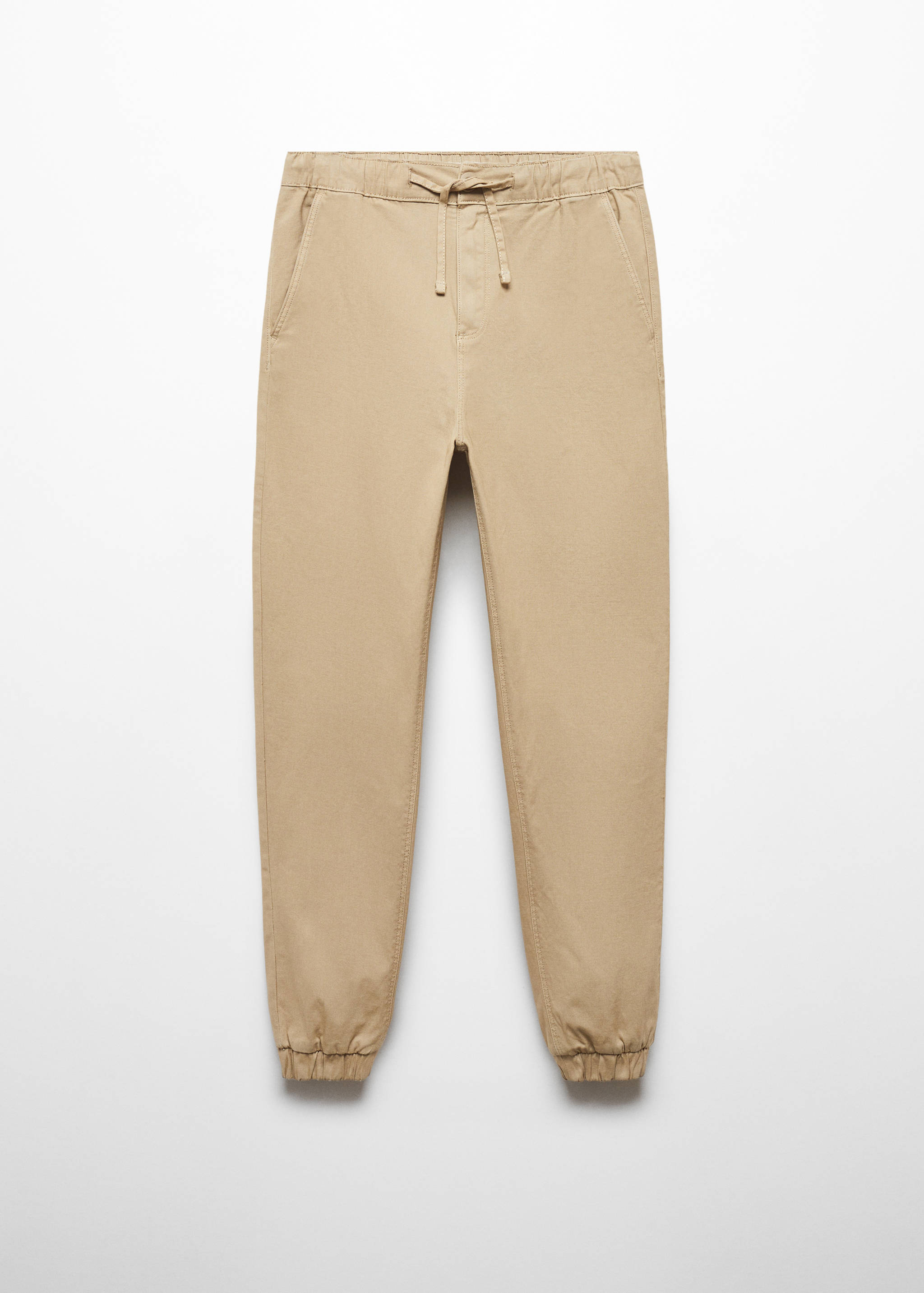 Cotton jogger-style trousers - Article without model
