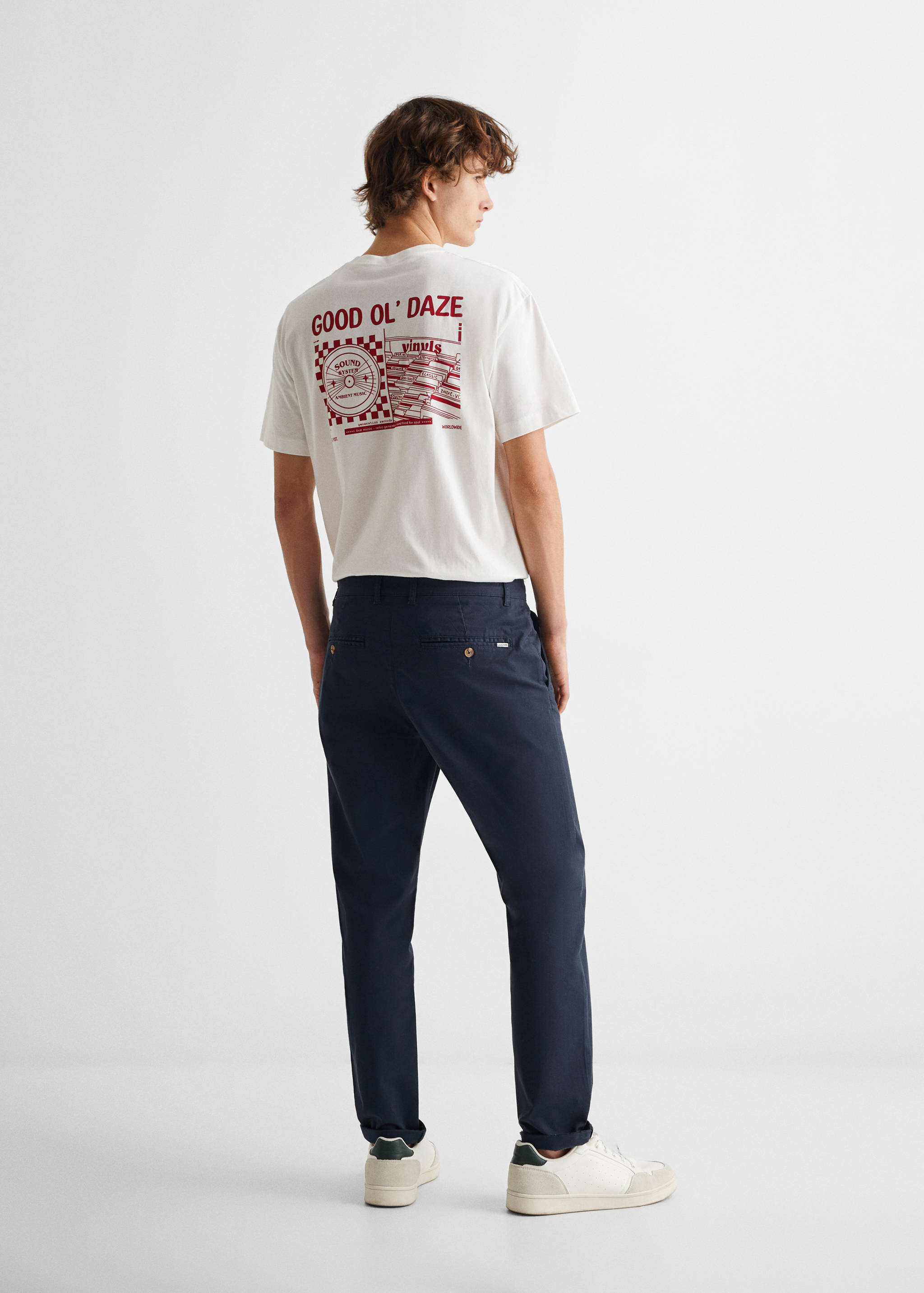 Брюки чинос хлопок - Обратная сторона изделия