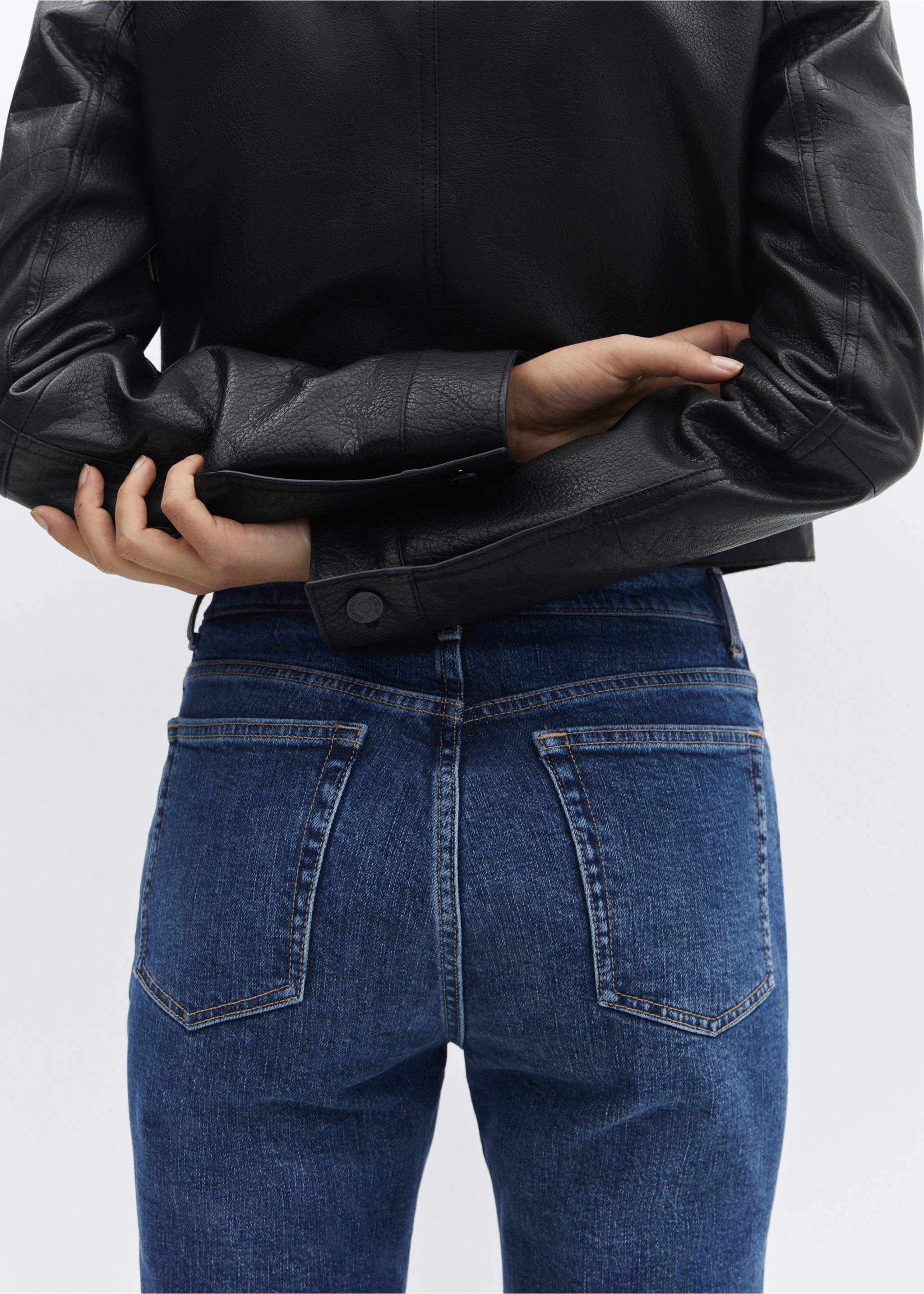 Jeans Claudia slim crop - Detalle del artículo 2, Azul oscuro. Ref: 67000680-00.