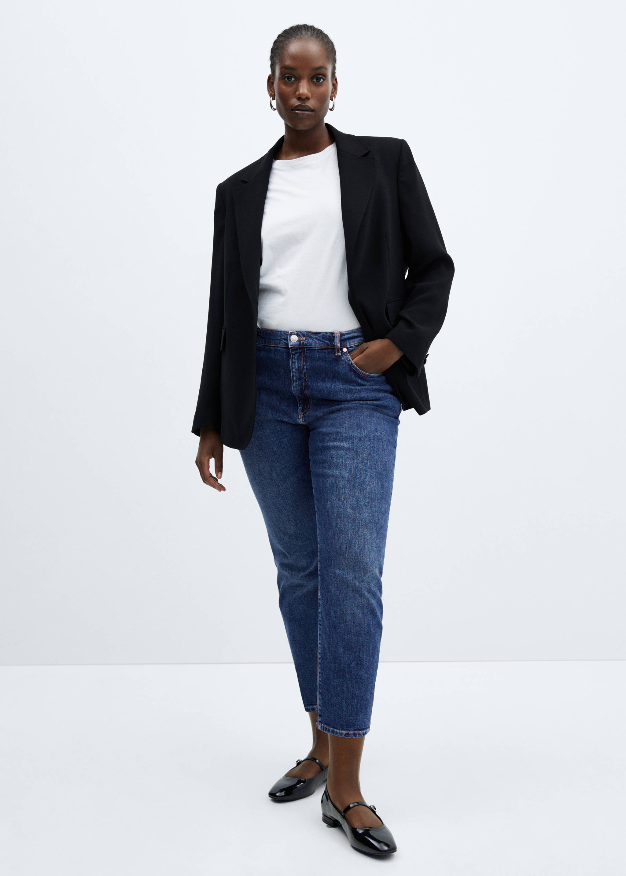 Укороченные джинсы slim Claudia - Деталь изделия 3