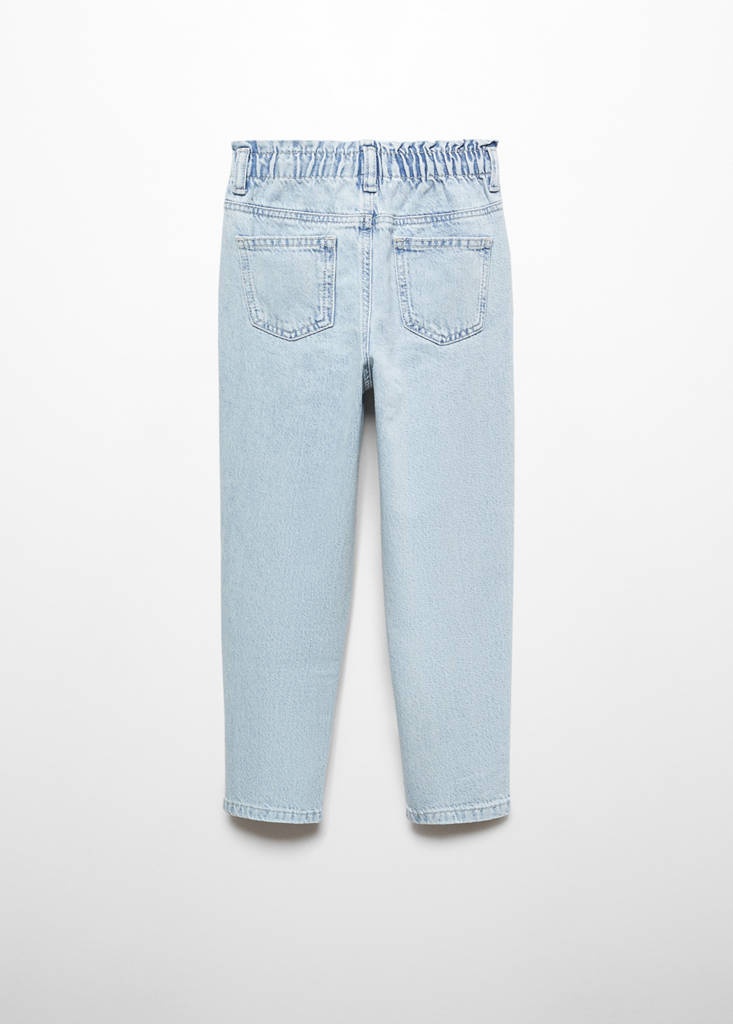 Paperbag jeans — Light Blue