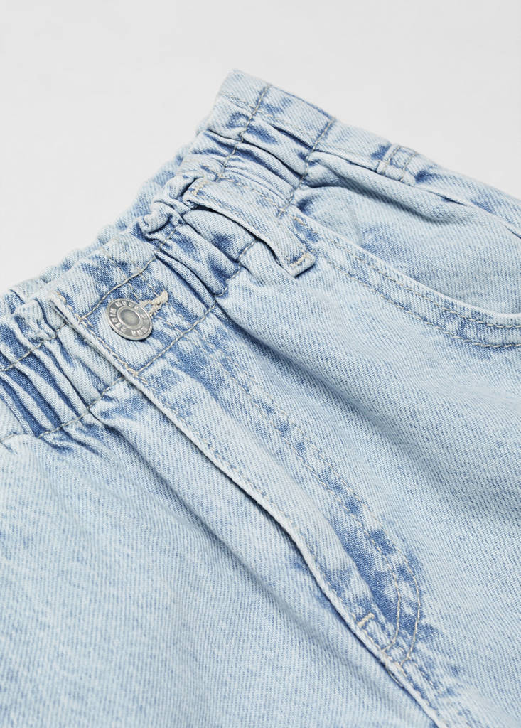 Paperbag jeans — Light Blue