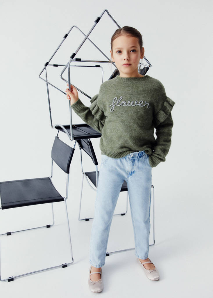 Paperbag jeans — Light Blue