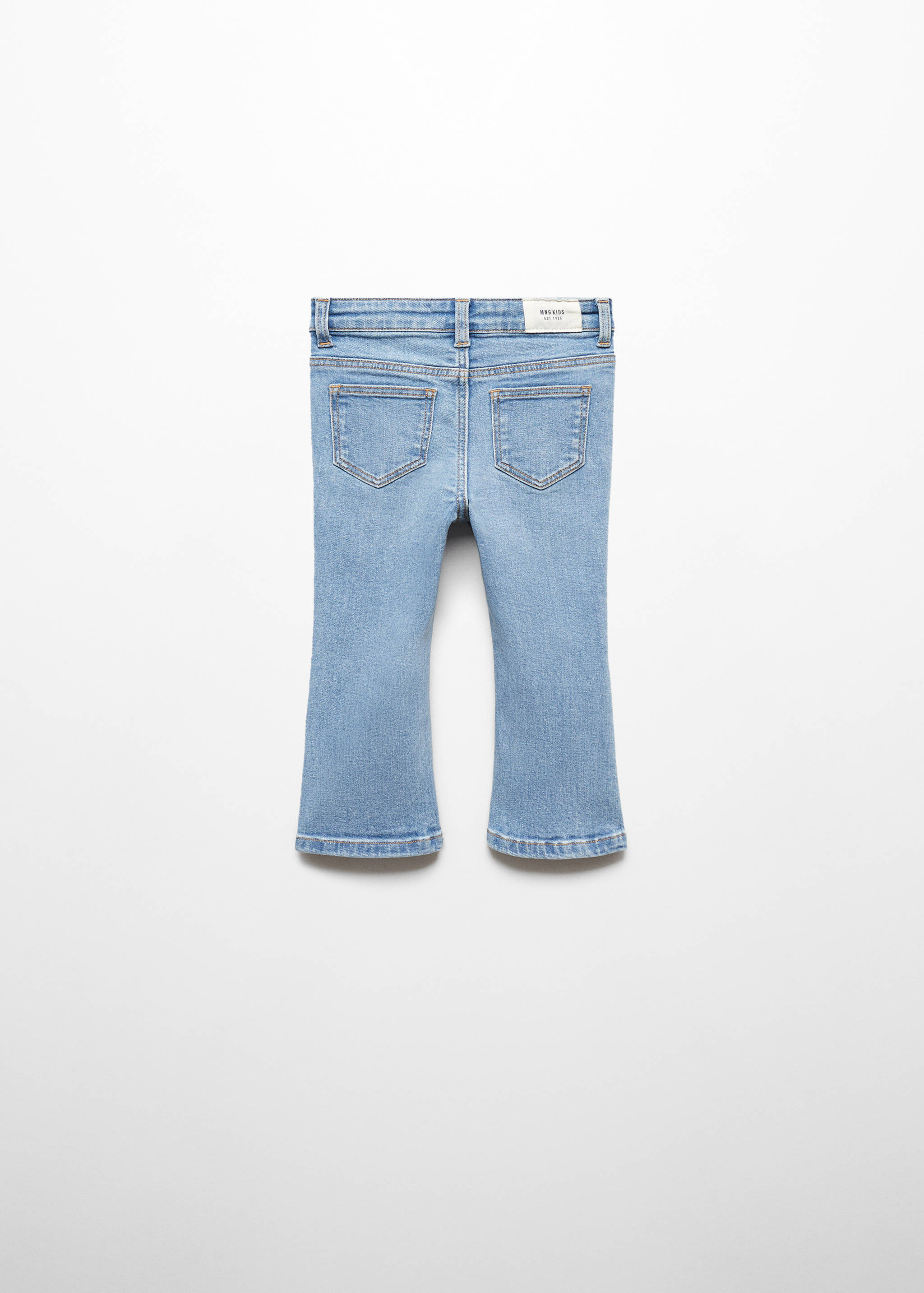 Buttons flare jeans - Reverse of the article