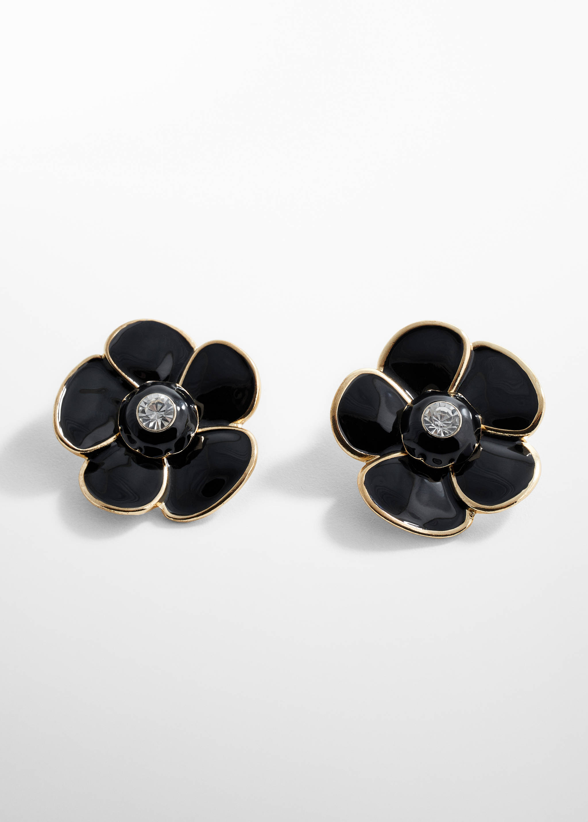 Brincos com flor de cristal - Artigo sem modelo