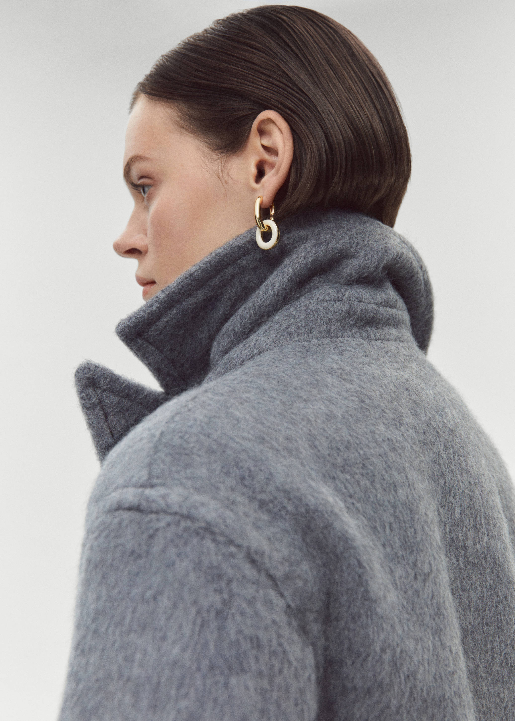 Pendientes aros combinados - Plano general