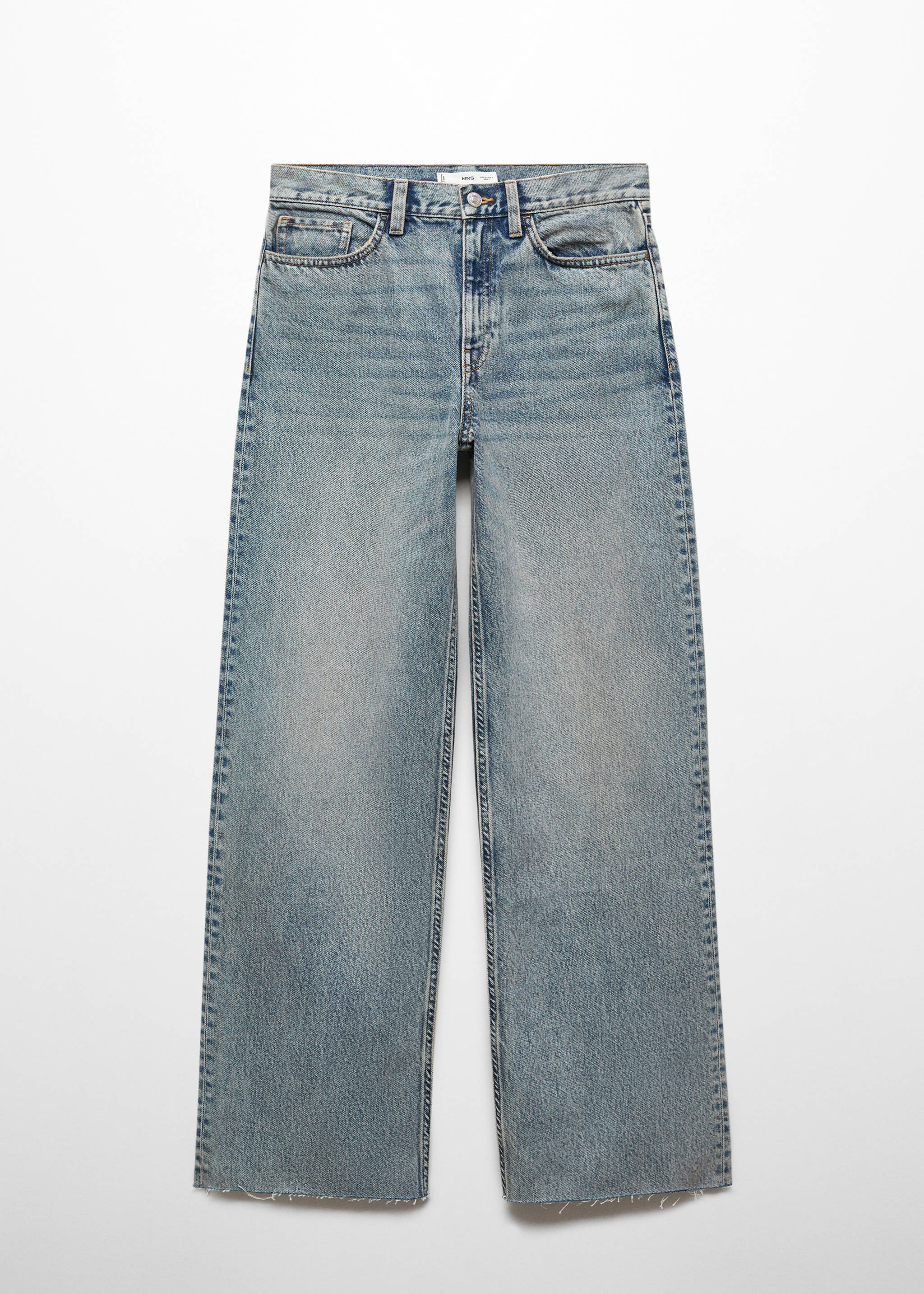 Jeans wide leg tiro alto - Artículo sin modelo