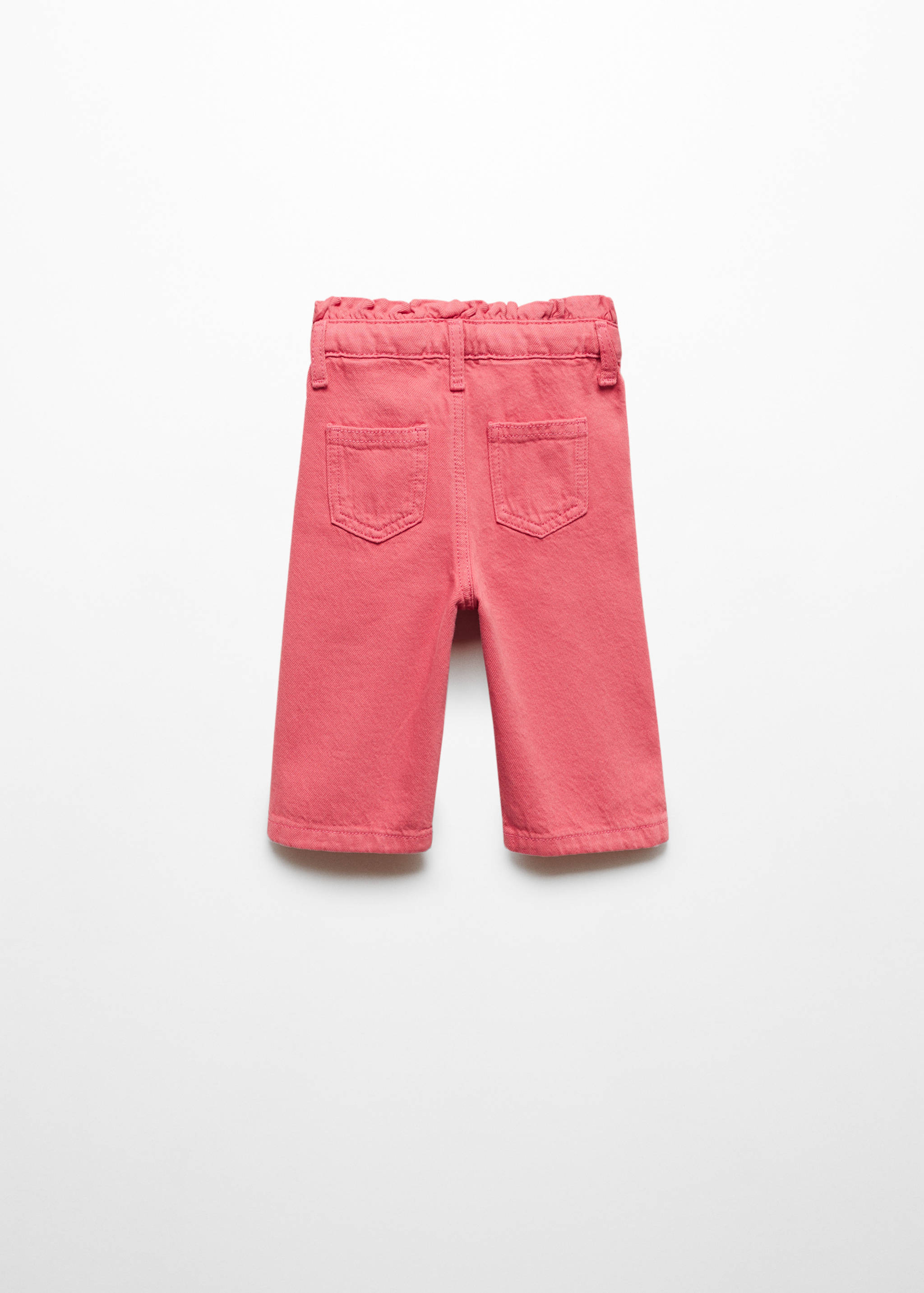 Jeans paperbag de algodão - Verso do artigo