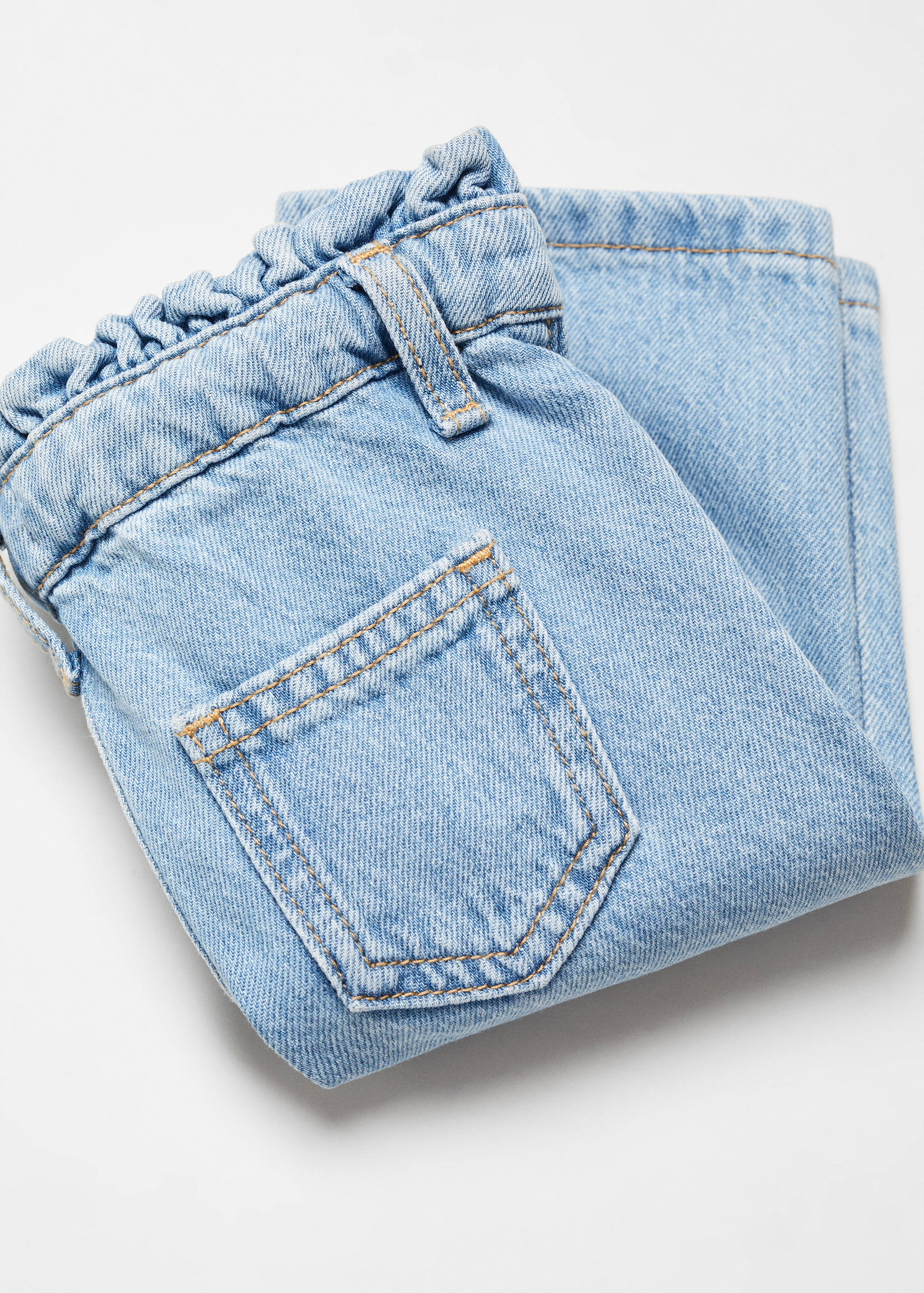 Jeans paperbag de algodão - Pormenor do artigo 8