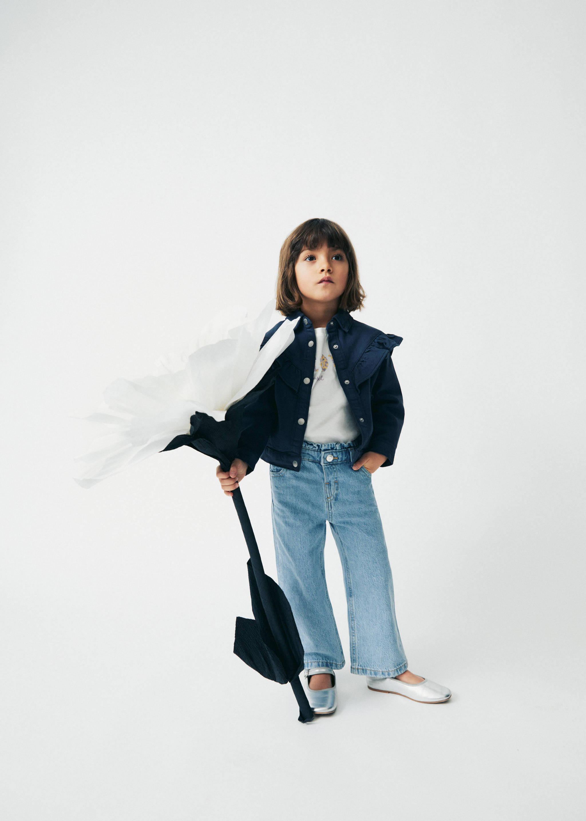 Jeans paperbag de algodão - Pormenor do artigo 5