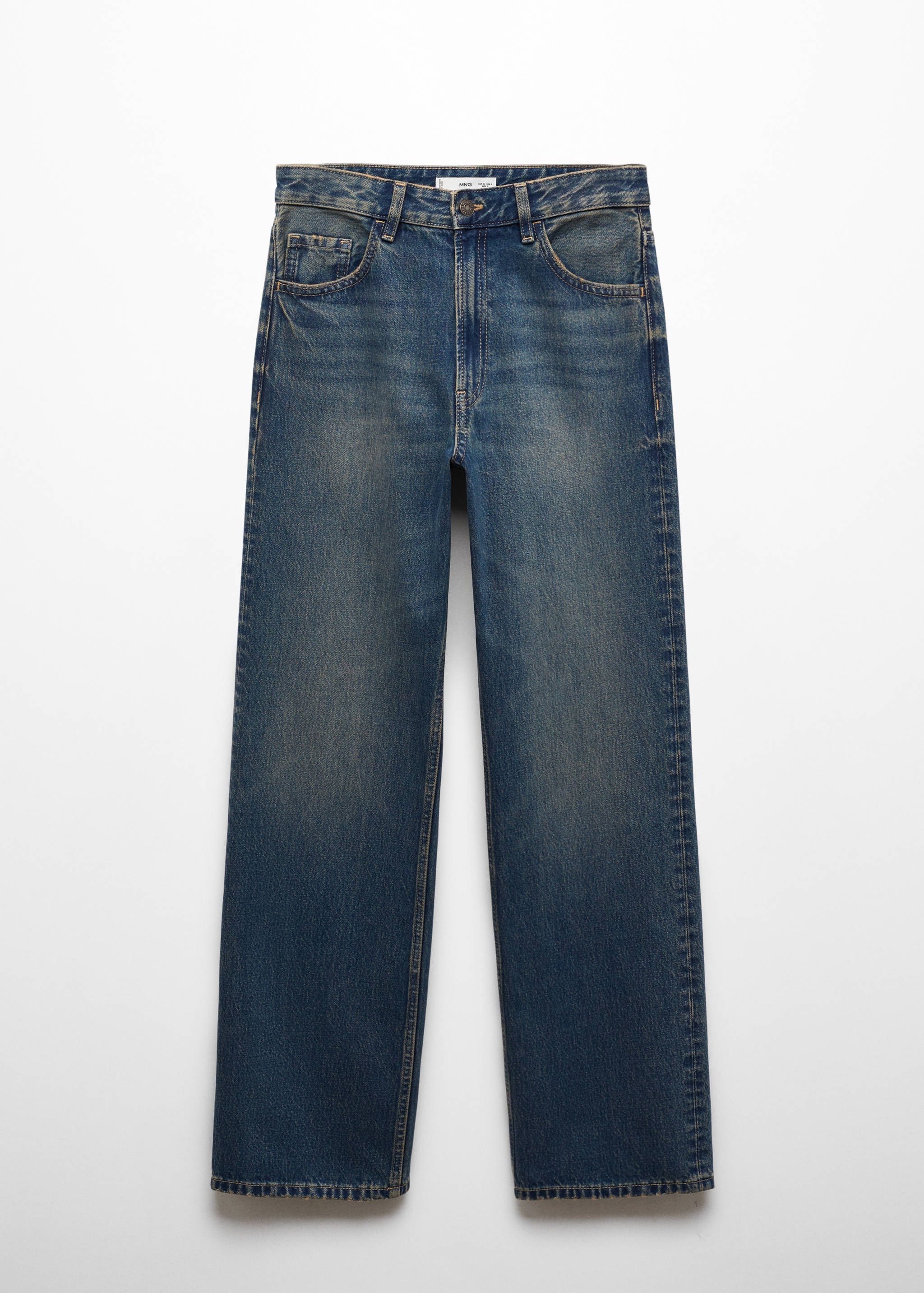 Mid-rise straight jeans - Article without model
