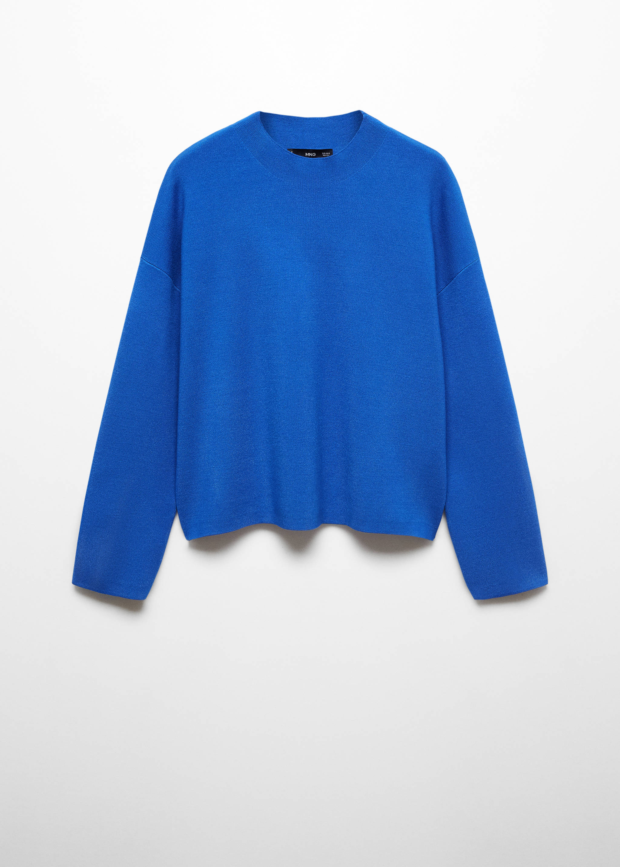 Knitted sweater with perkins neck - Article without model