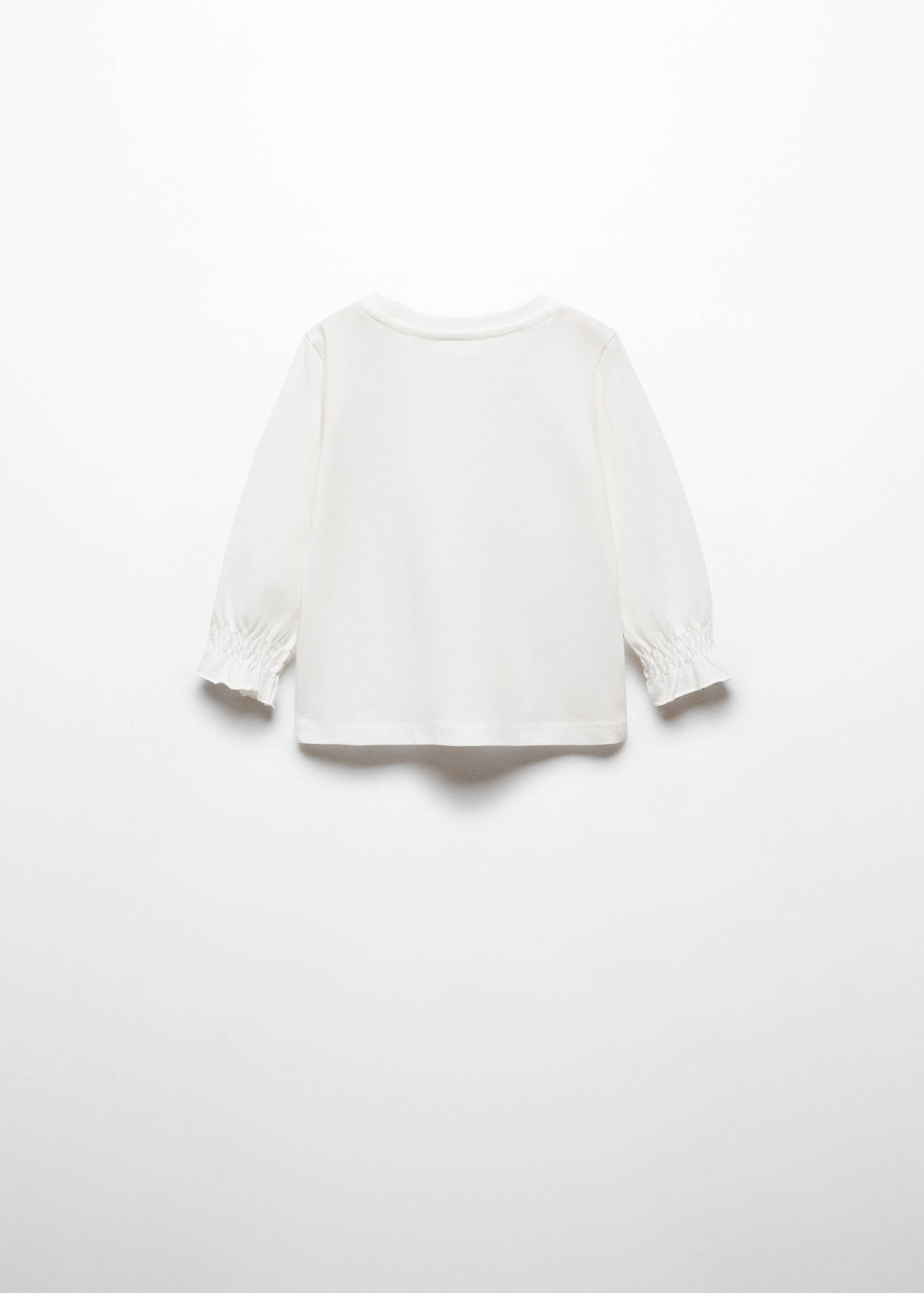 Langärmliges Print-T-Shirt - Rückseite des Artikels