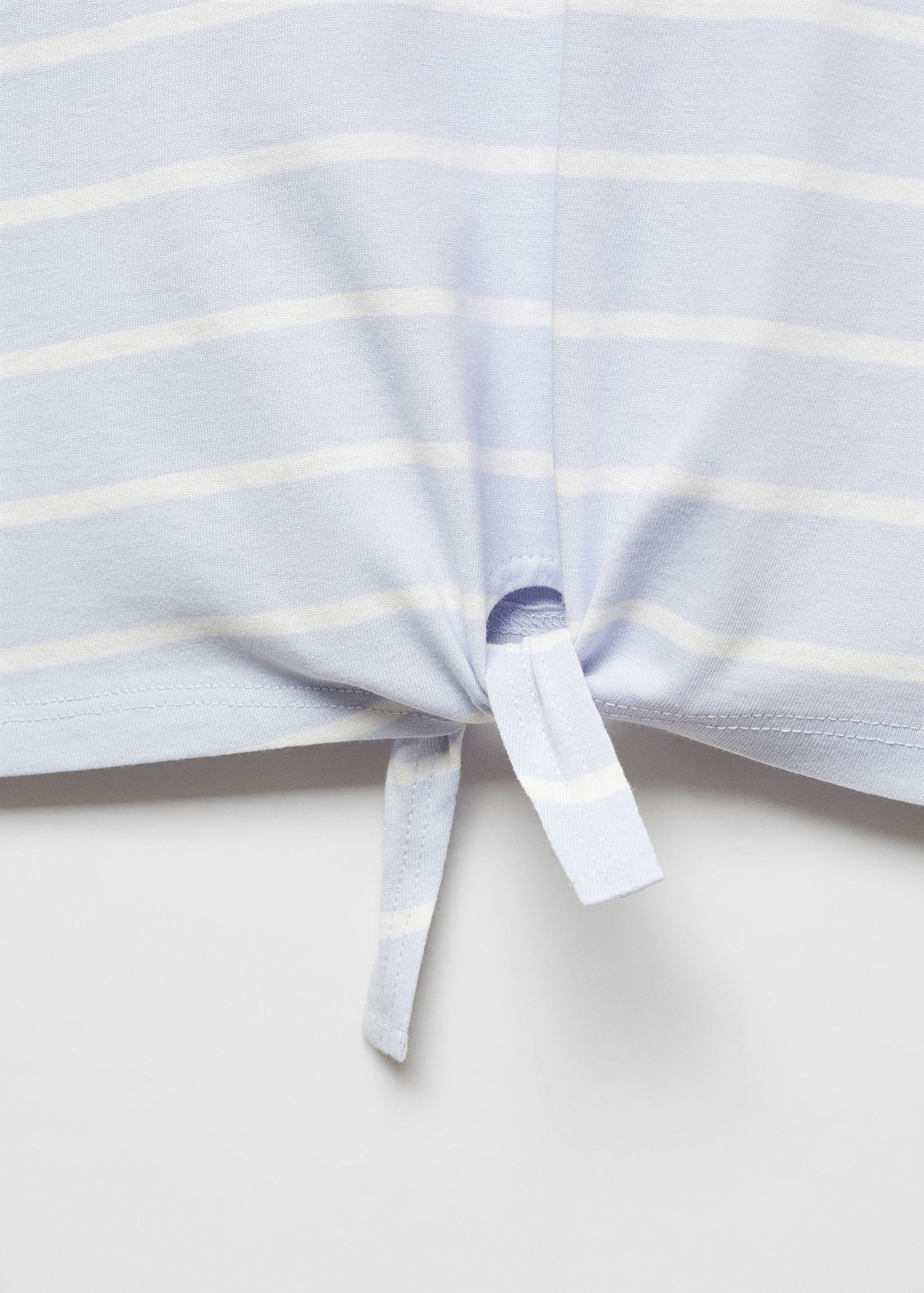 T-shirt à rayures nœud - Détail de l'article 8