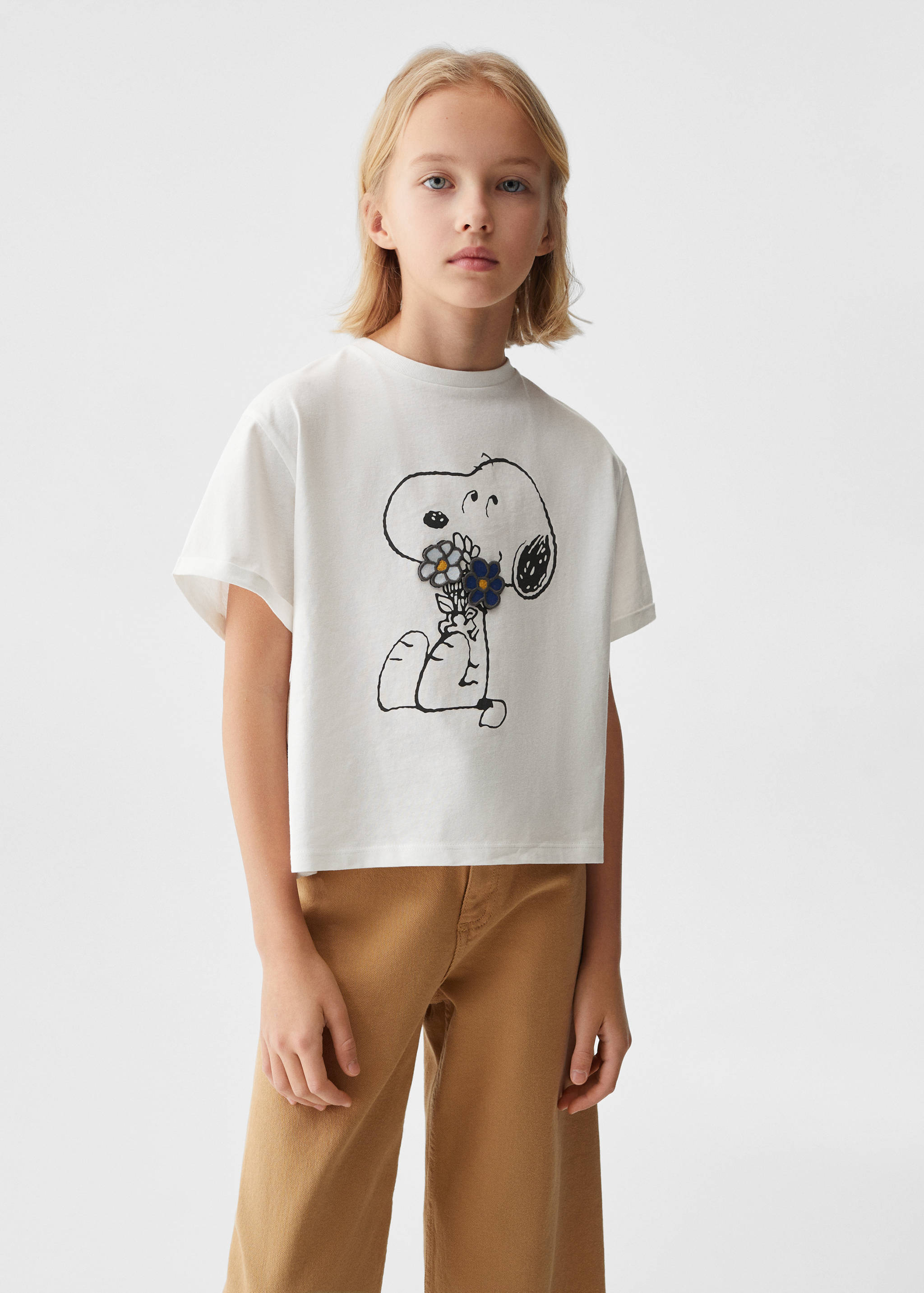 Camiseta estampada Snoopy - Plano medio