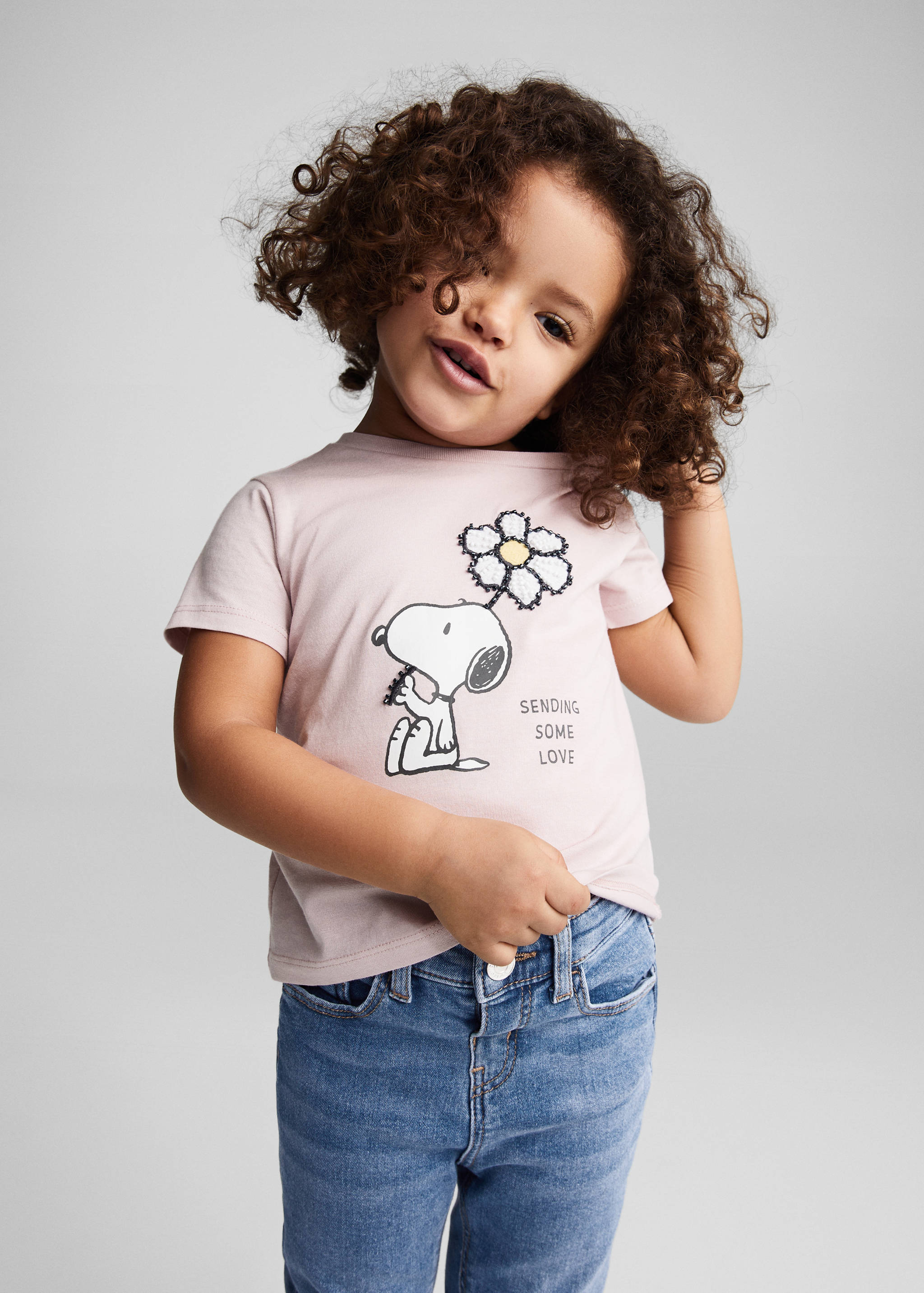 T-shirt imprimé Snoopy - Plan moyen