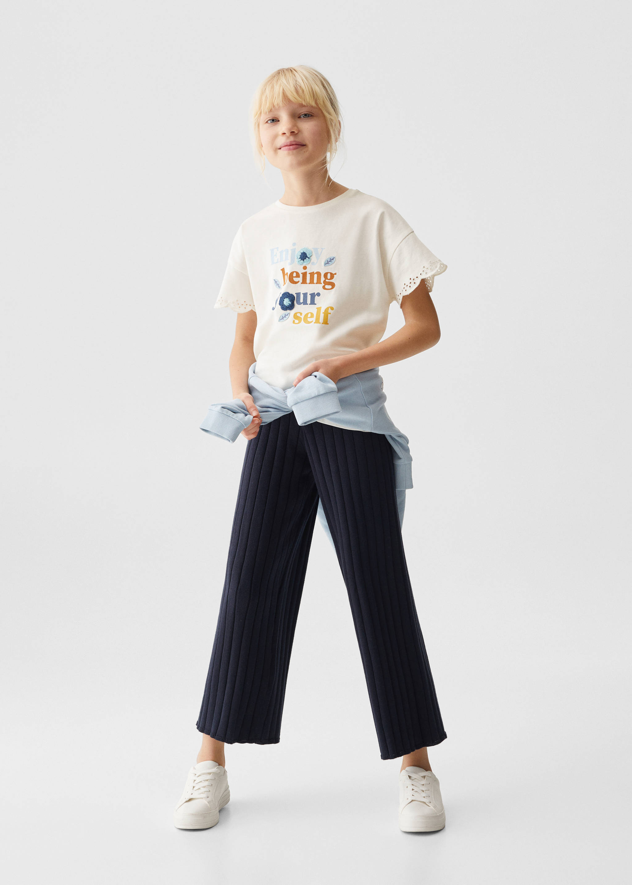 Camiseta mensaje estampado - Plano general