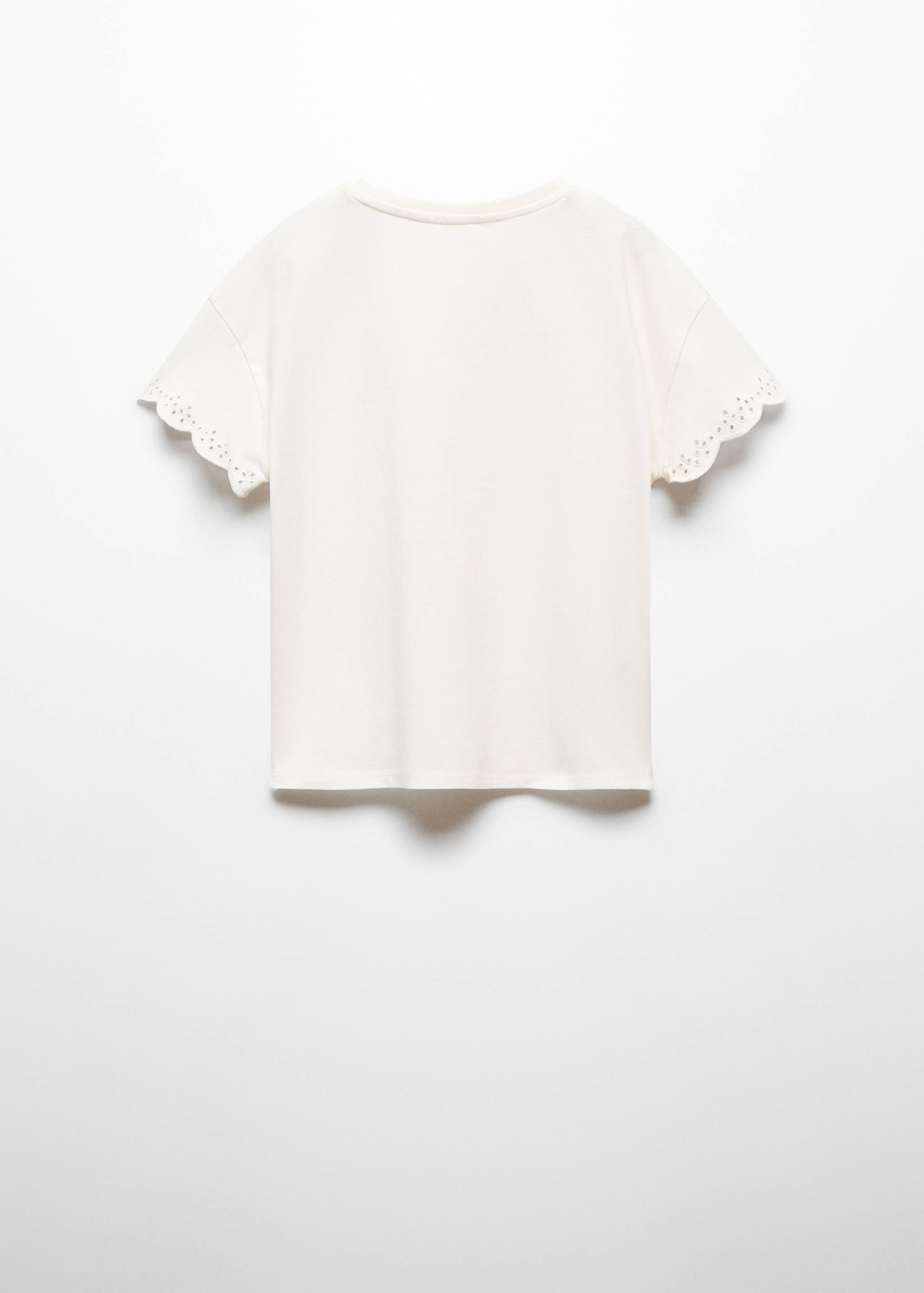 Camiseta mensaje estampado - Reverso del artículo