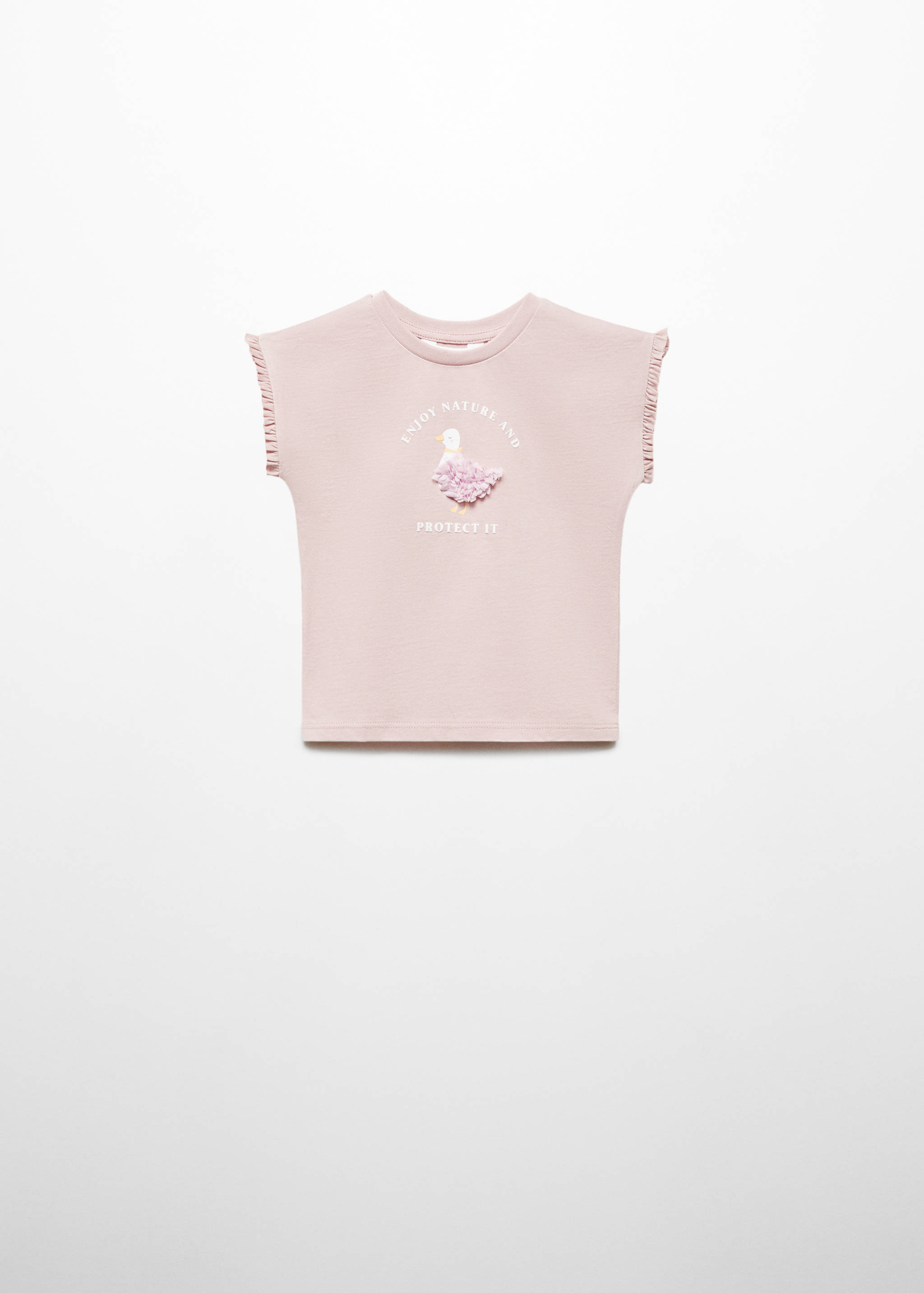 Printed cotton-blend T-shirt - Article without model