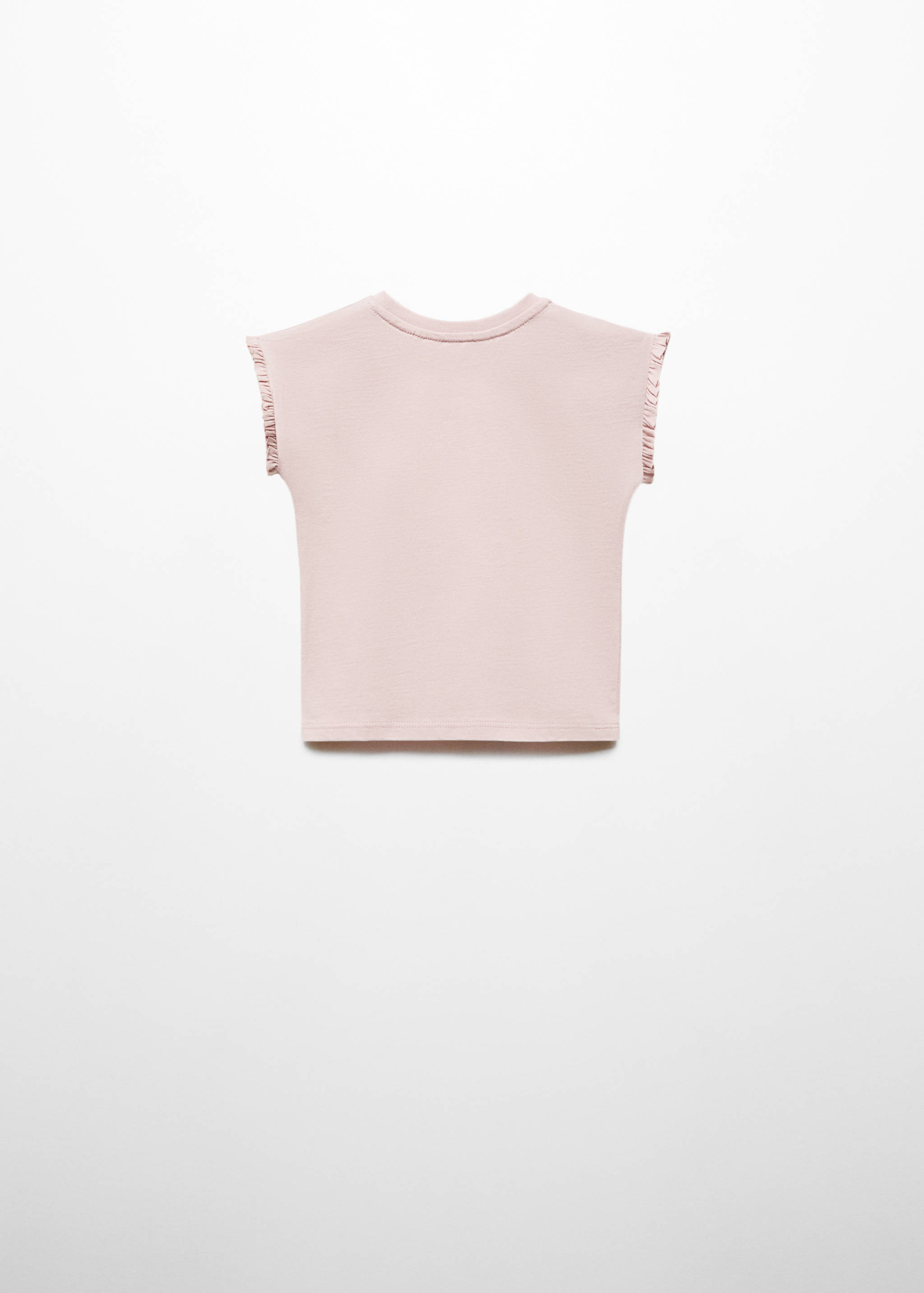 Printed cotton-blend T-shirt - Reverse of the article