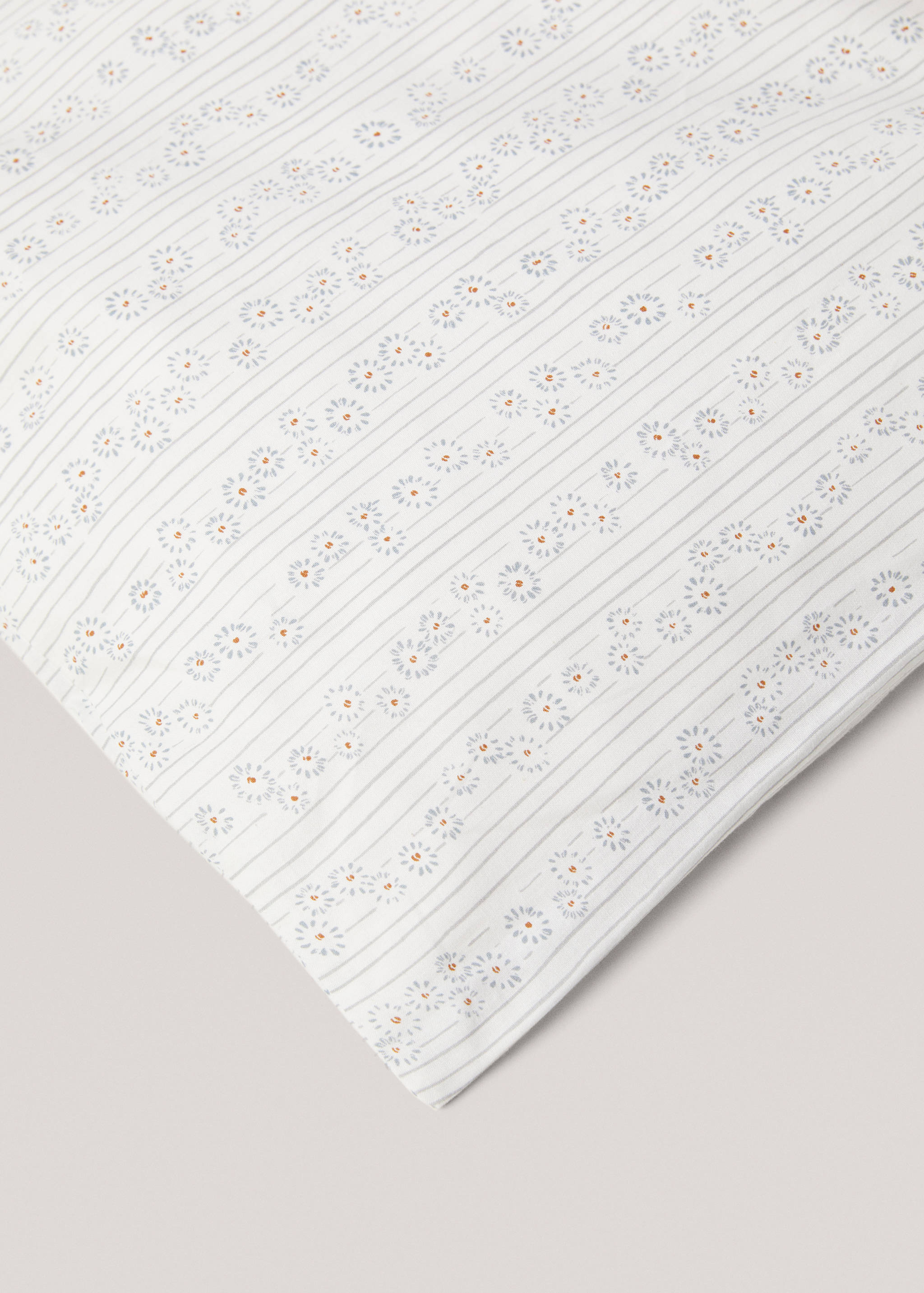 Funda nórdica 100% algodón flores cama 180cm - Detalle del artículo 1