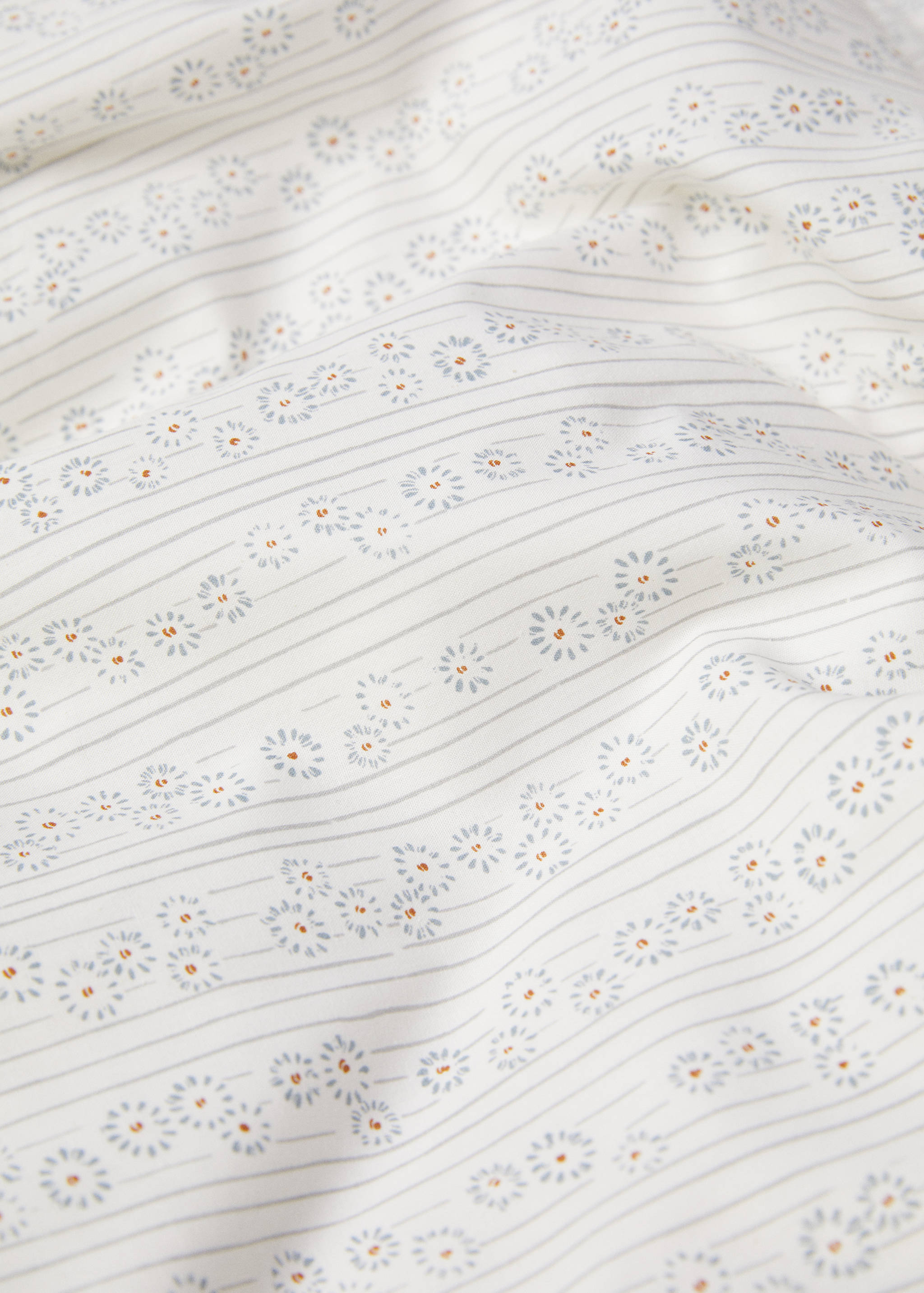 Funda nórdica 100% algodón flores cama 180cm - Detalle del artículo 2